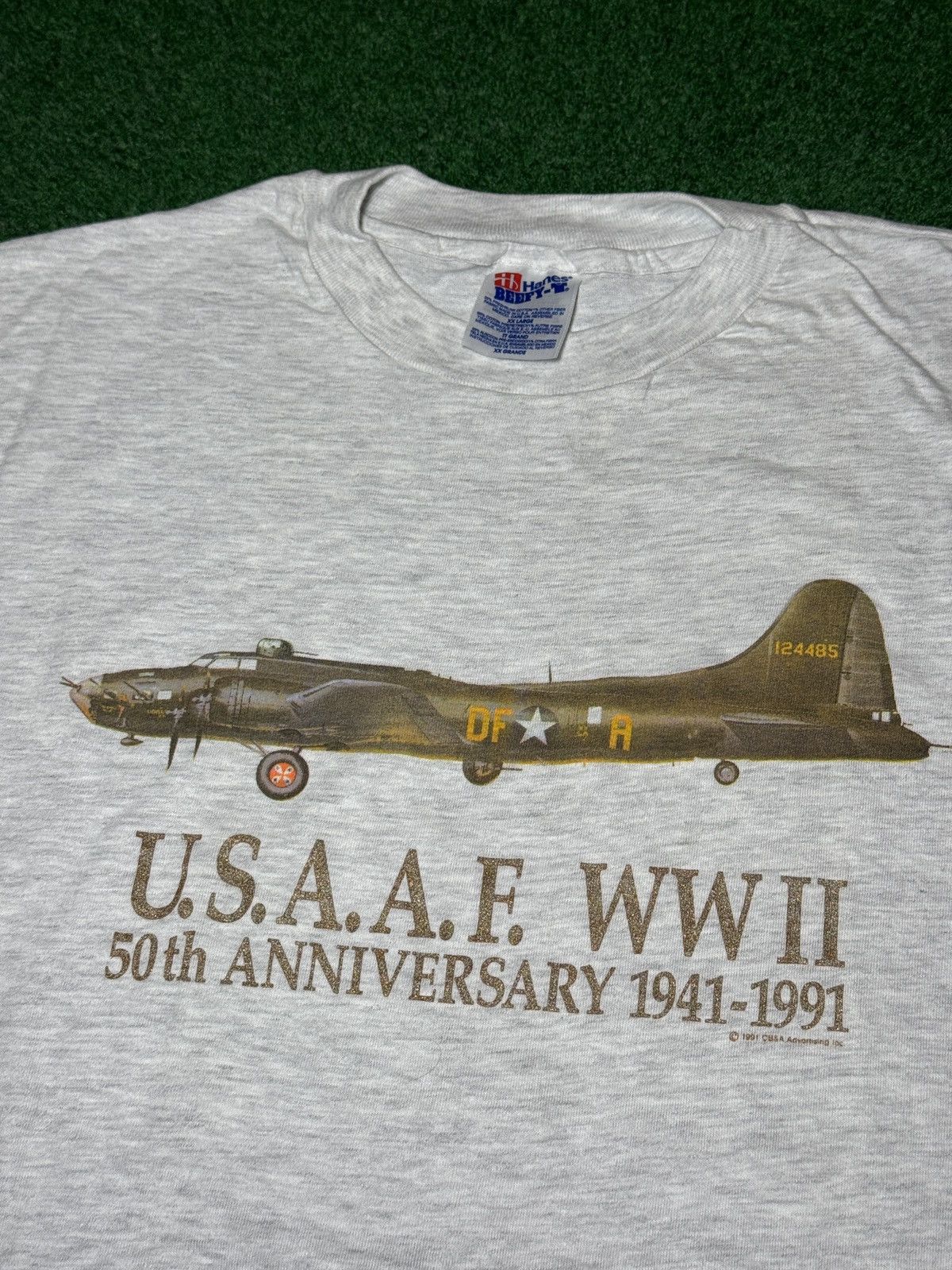 Vintage Vintage World War 2 90s Military Army Airforce XXL T Shirt Size US XXL / EU 58 / 5 - 2 Thumbnail