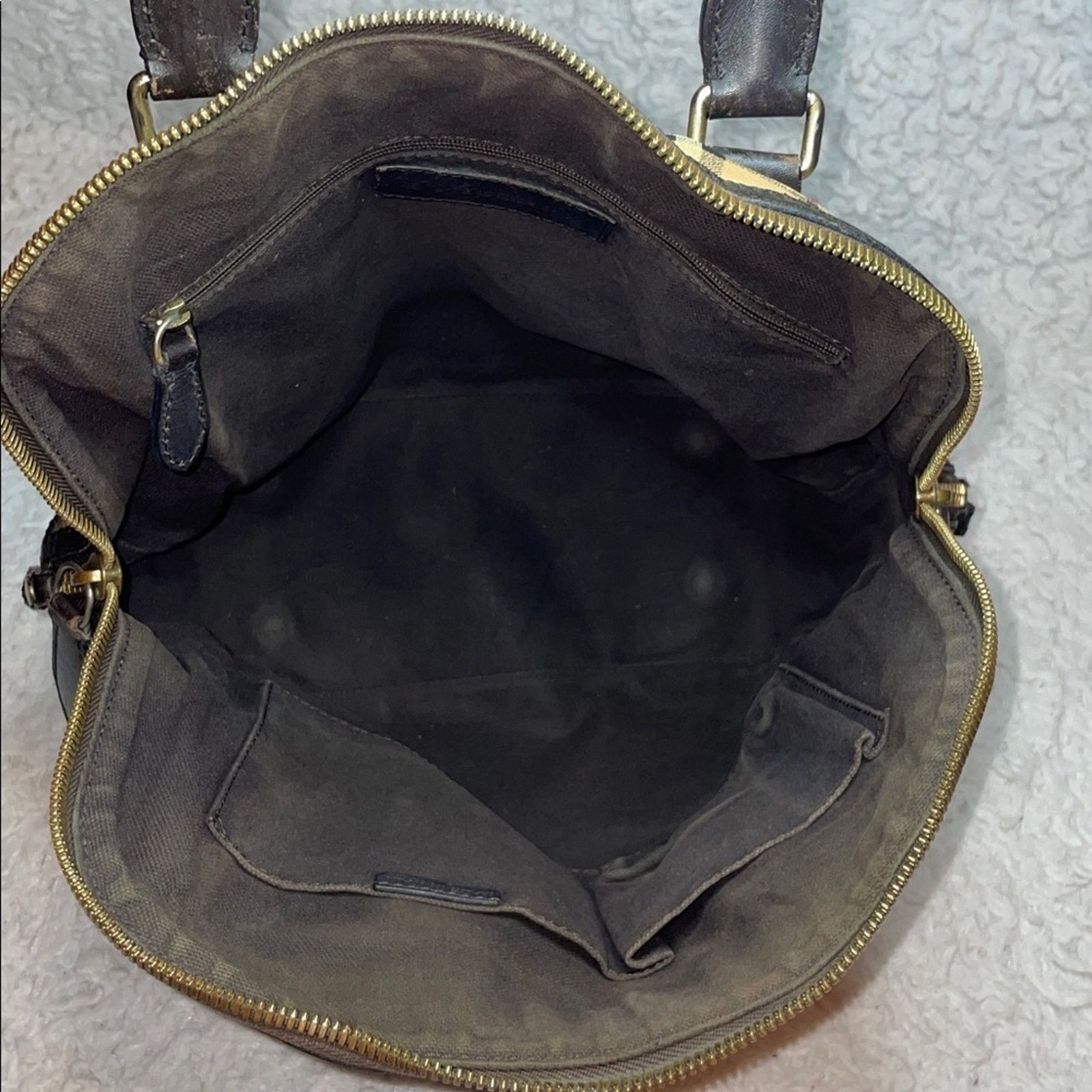 Burberry Burberry Haymarket Check Orchard Bowler Bag Size ONE SIZE - 10 Thumbnail