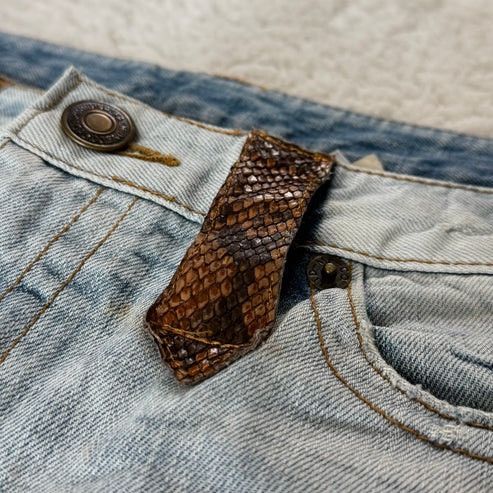 Japanese Brand Japanese Python Flares Size US 30 / EU 46 - 4 Thumbnail