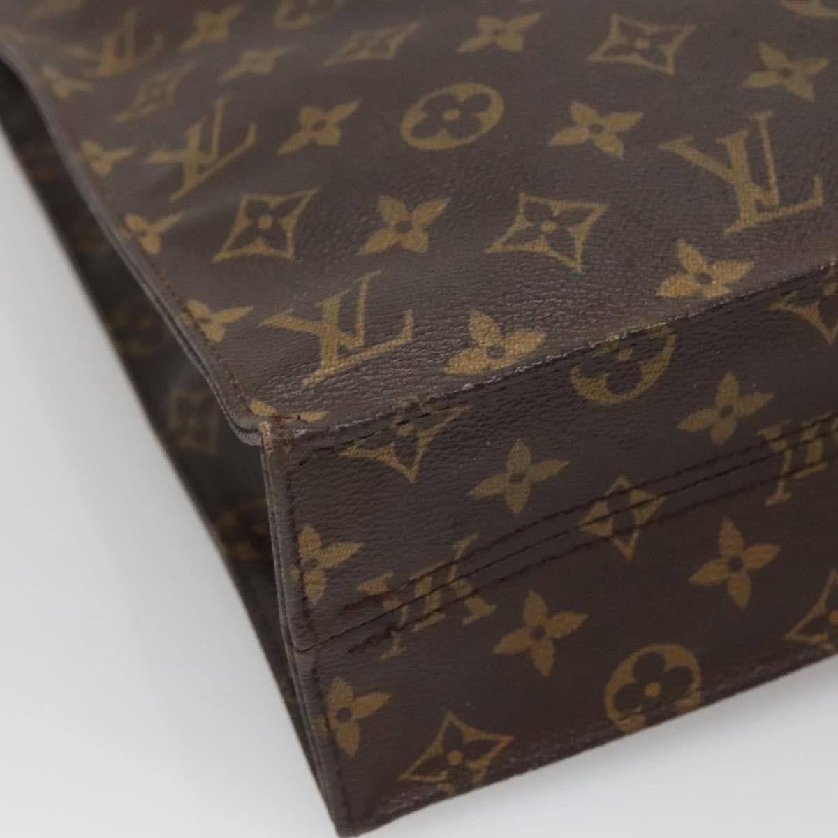 Louis Vuitton LOUIS VUITTON Monogram Sac Plat Hand Bag M51140 Size ONE SIZE - 16 Thumbnail