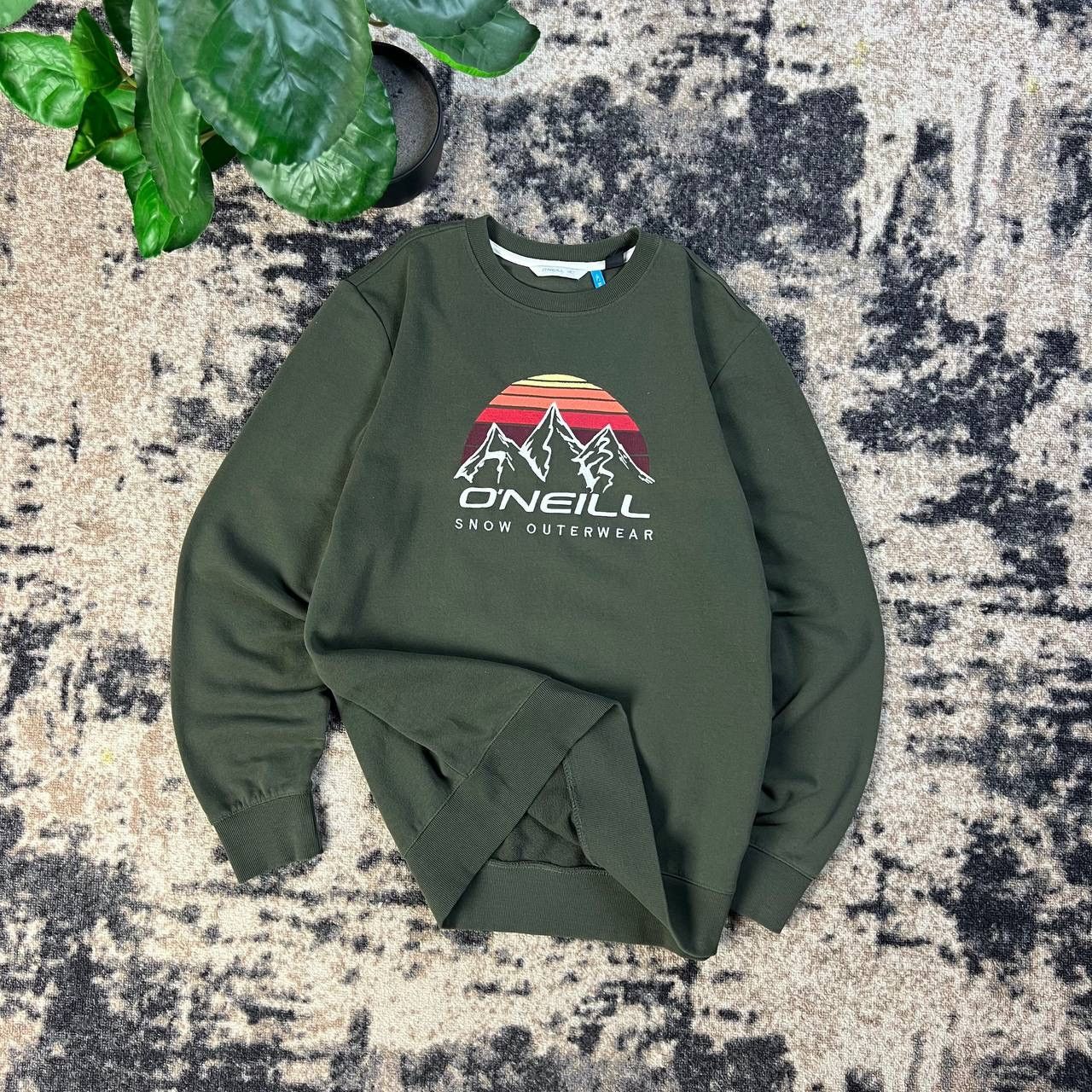 O'Neill Oneill Vintage Big Embroidered Logo Sweatshirt Size US L / EU 52-54 / 3 - 1 Thumbnail
