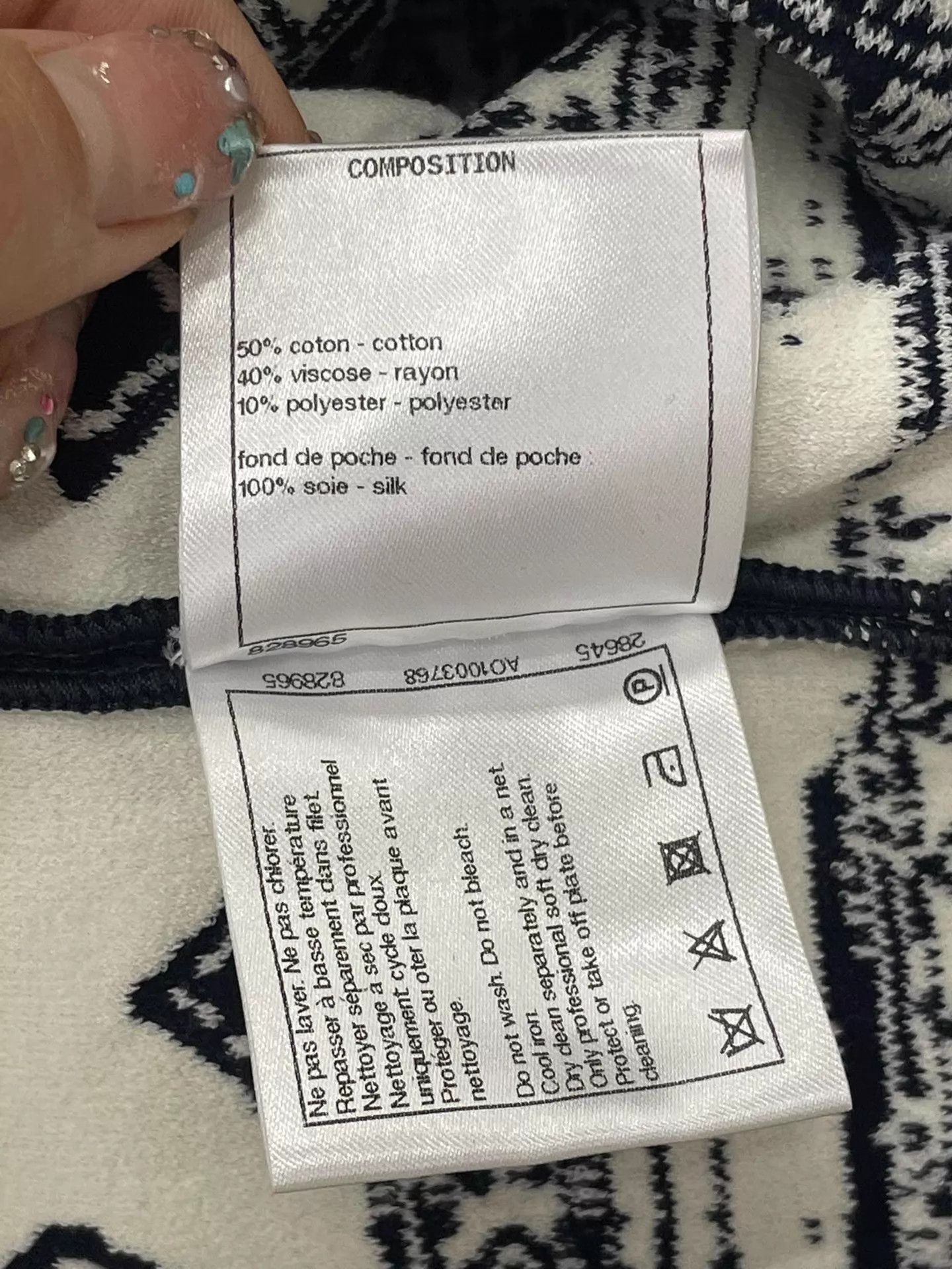 Chanel Chanel Greek Blue-White Colorblock Sleeveless Dress Size 38 Size S / US 4 / IT 40 - 5 Thumbnail