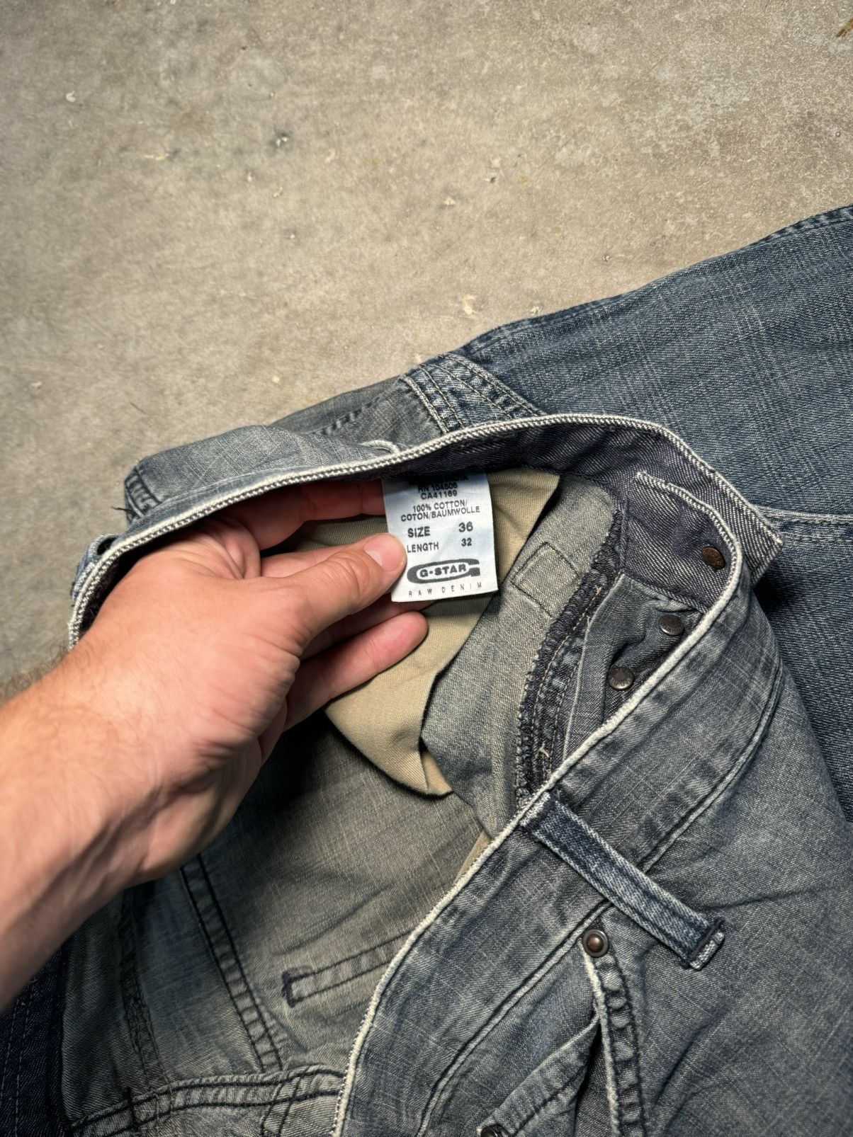 G-Star Y2k 00s G Star Raw denim patchwork bondage rave denim Size US 36 / EU 52 - 4 Thumbnail