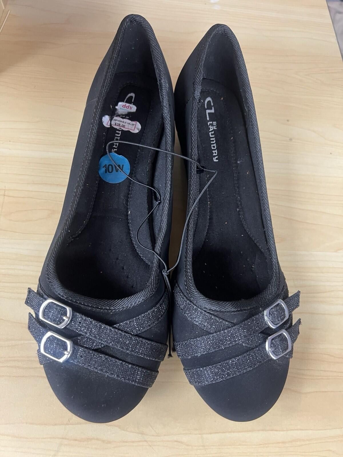 Other Chinese Laundry Flats Ballet Shoes Women's 10w Black Strap Size US 10 / IT 40 - 3 Thumbnail