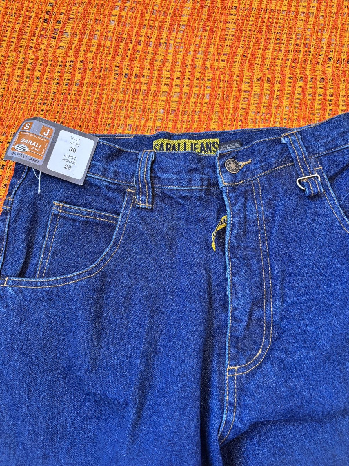 Other Crazy Vintage Y2K Sarali Baggy multi cargo jeans Size US 30 / EU 46 - 3 Thumbnail