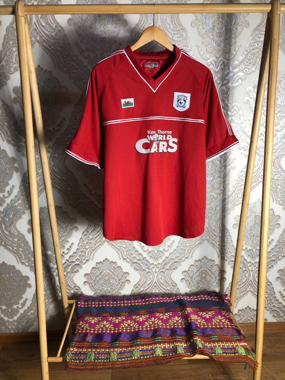 Vintage VERY RARE AFC CARDIFF CITY ENGLAND SOCCER JERSEY RETRO 90s Size US XL / EU 56 / 4 - 4 Thumbnail