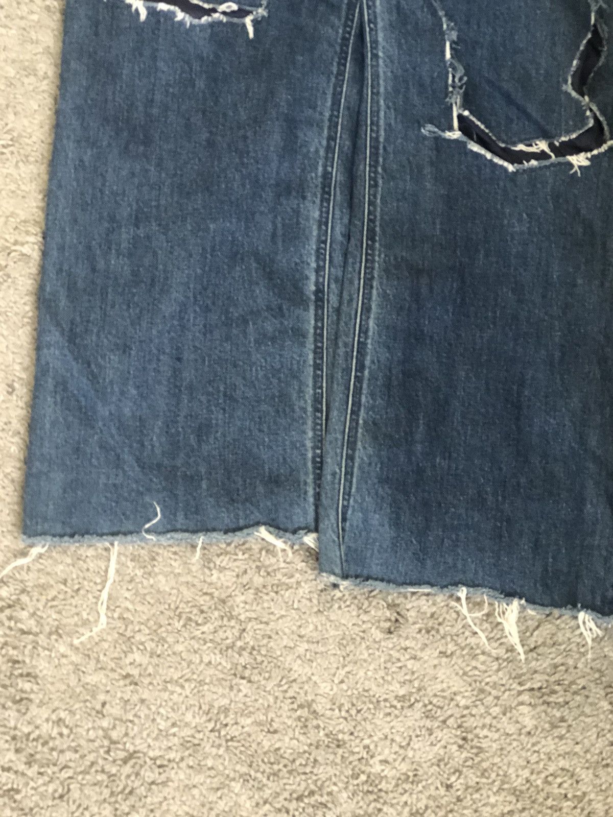Raf Simons OFFERS WELCOME | RAF SIMONS UNEVEN KNEE PATCH JEANS Size US 34 / EU 50 - 7 Thumbnail