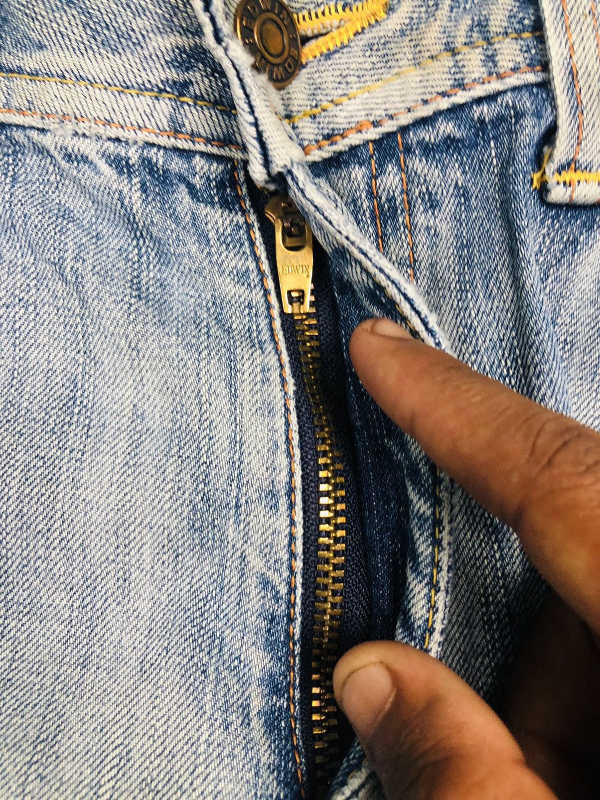 Edwin Edwin 511RV Ripped Distressed Flare Jeans Rare (40) Size US 32 / EU 48 - 10 Thumbnail