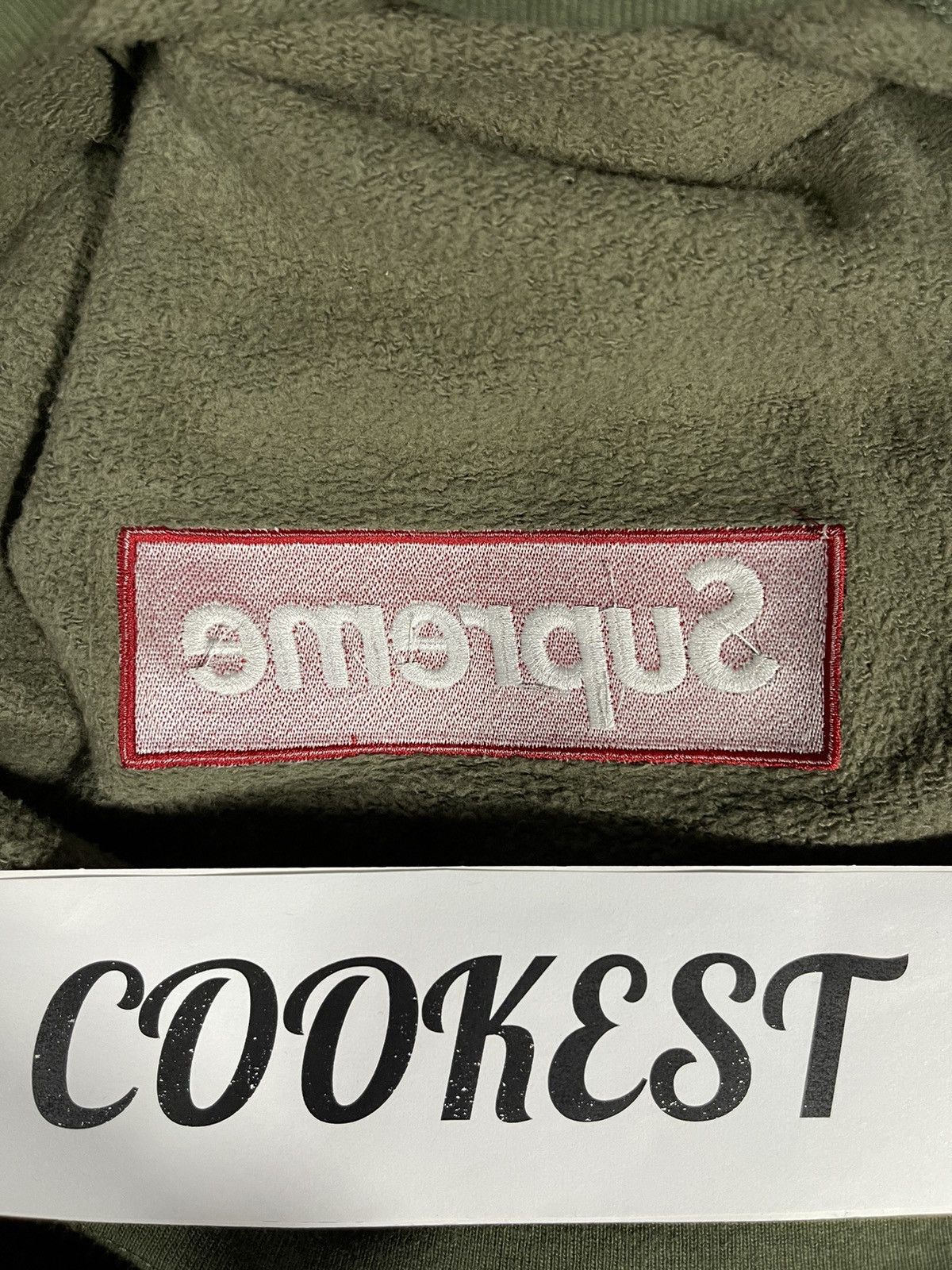 Supreme 2015FW Box Logo Crewneck Sweatshirt Woodland Green Camo Size US M / EU 48-50 / 2 - 12 Thumbnail