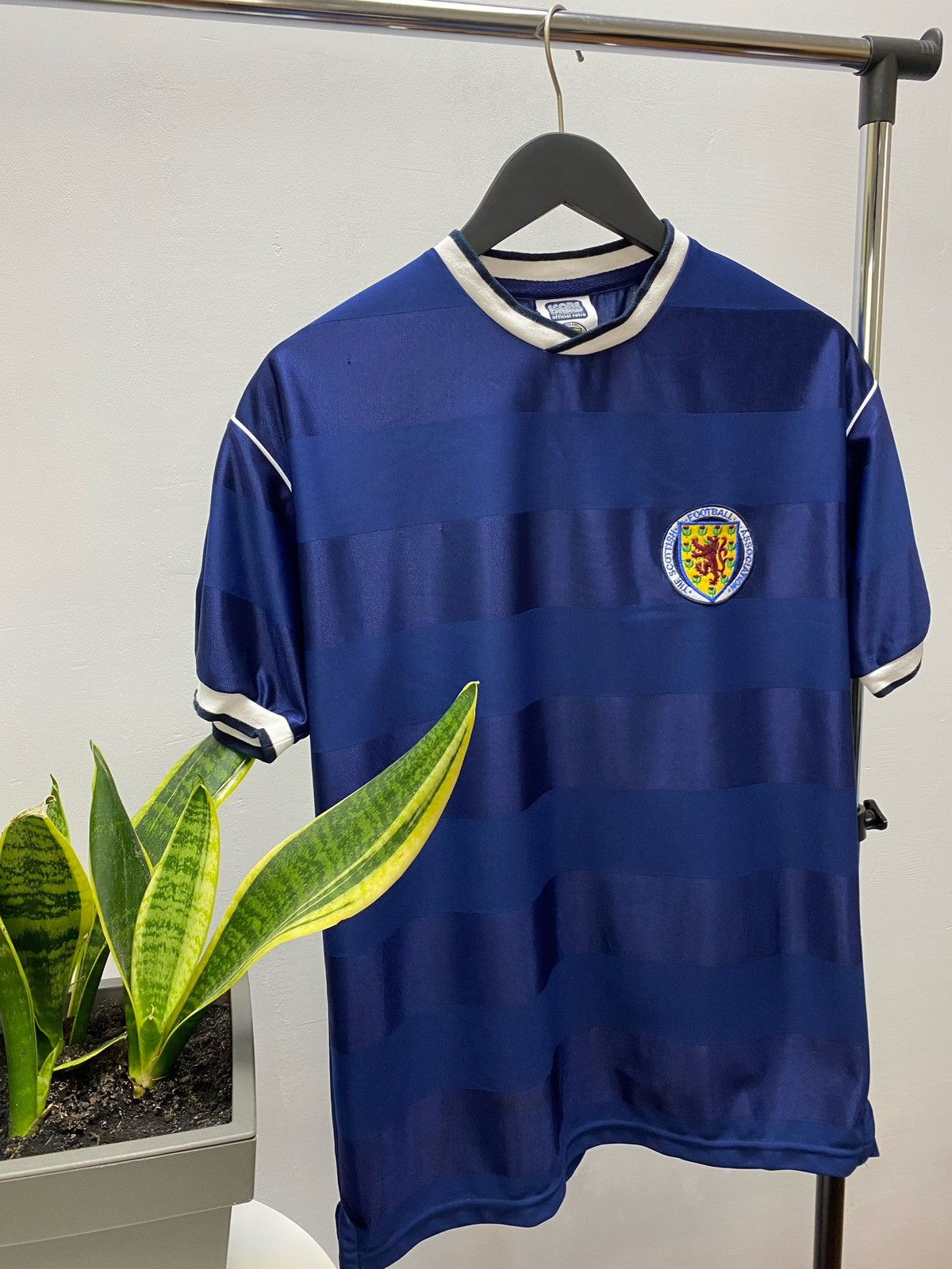 Other Scotland 1986 Score Draw Soccer Jersey Remake Football Size US M / EU 48-50 / 2 - 3 Thumbnail