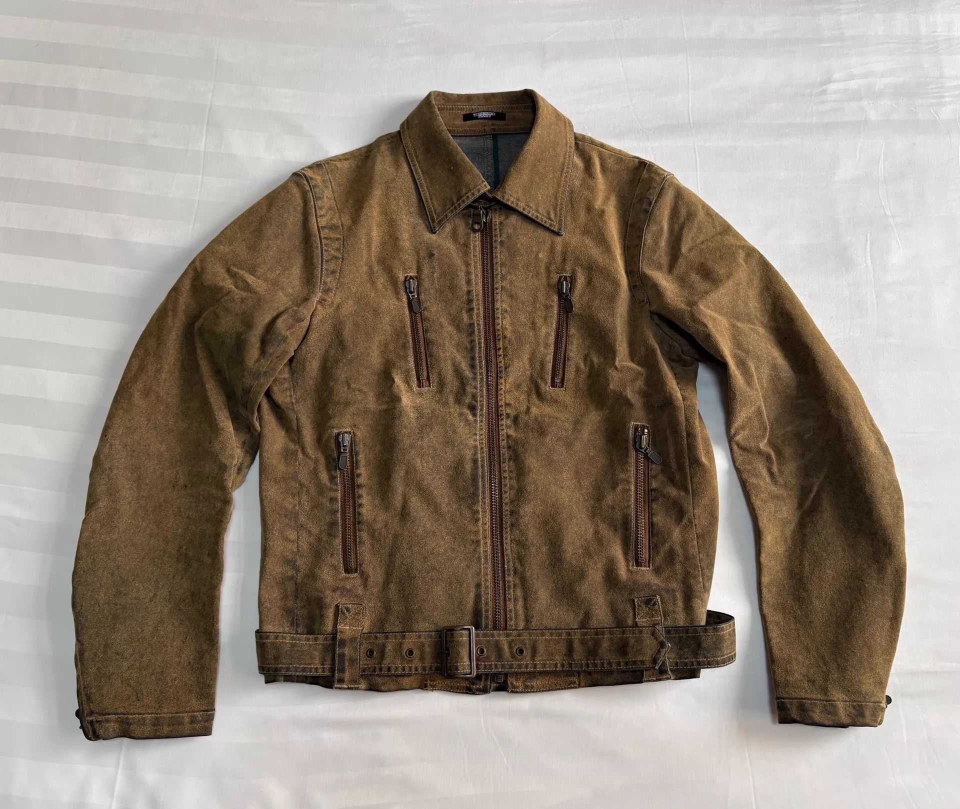 Tornado Mart Tornado Mart vintage Japanese strapped work jacket Size US L / EU 52-54 / 3 - 3 Thumbnail