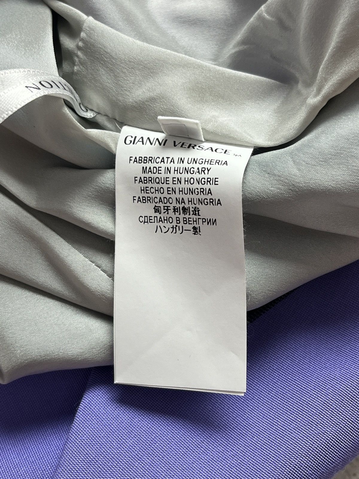 Versace Versace Collection Sleeveless Dress Lined Lavender Size L / US 10 / IT 46 - 7 Thumbnail