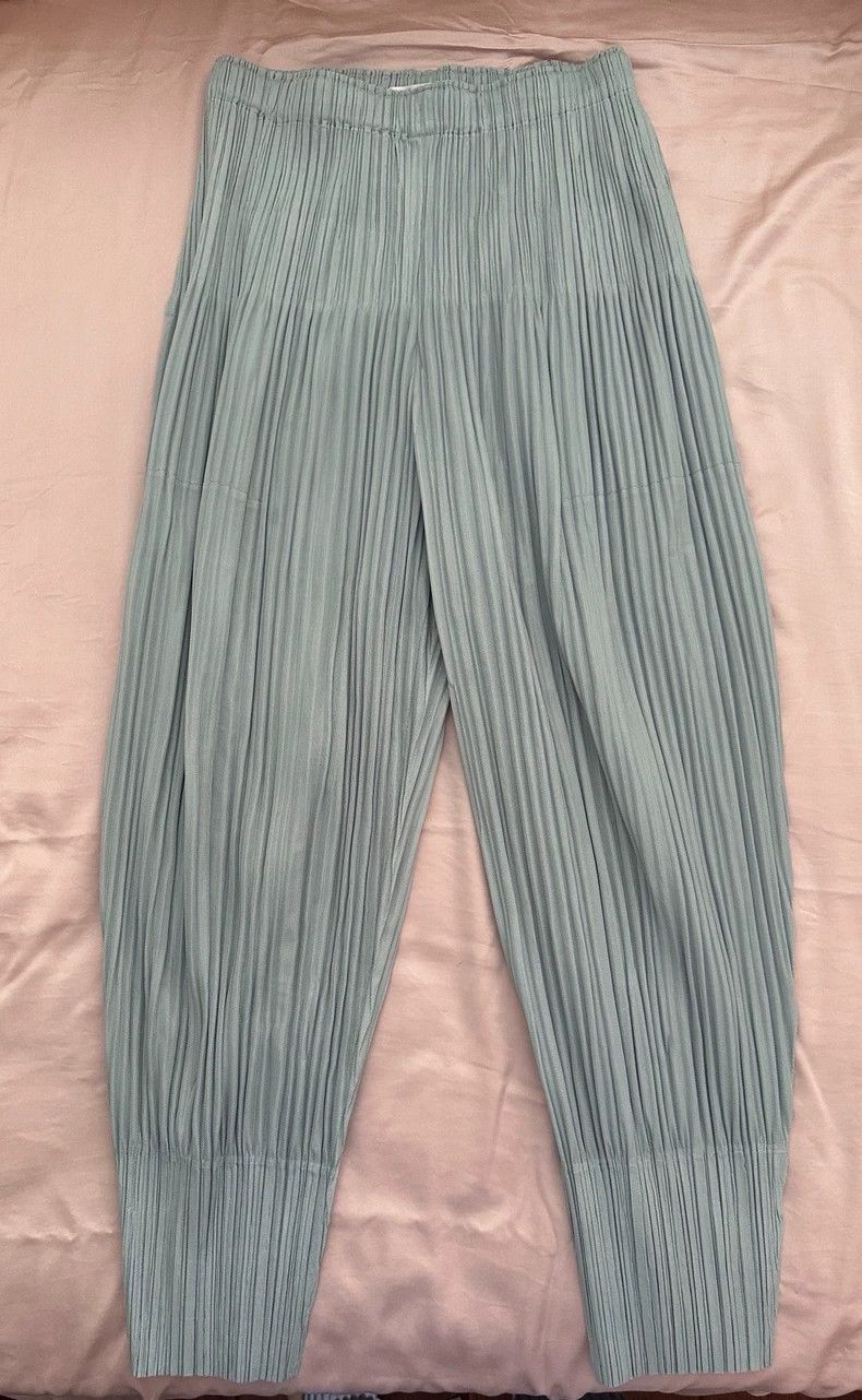 Issey Miyake Issey Miyake Green puff pants Size 42" / US 20 - 2 Thumbnail