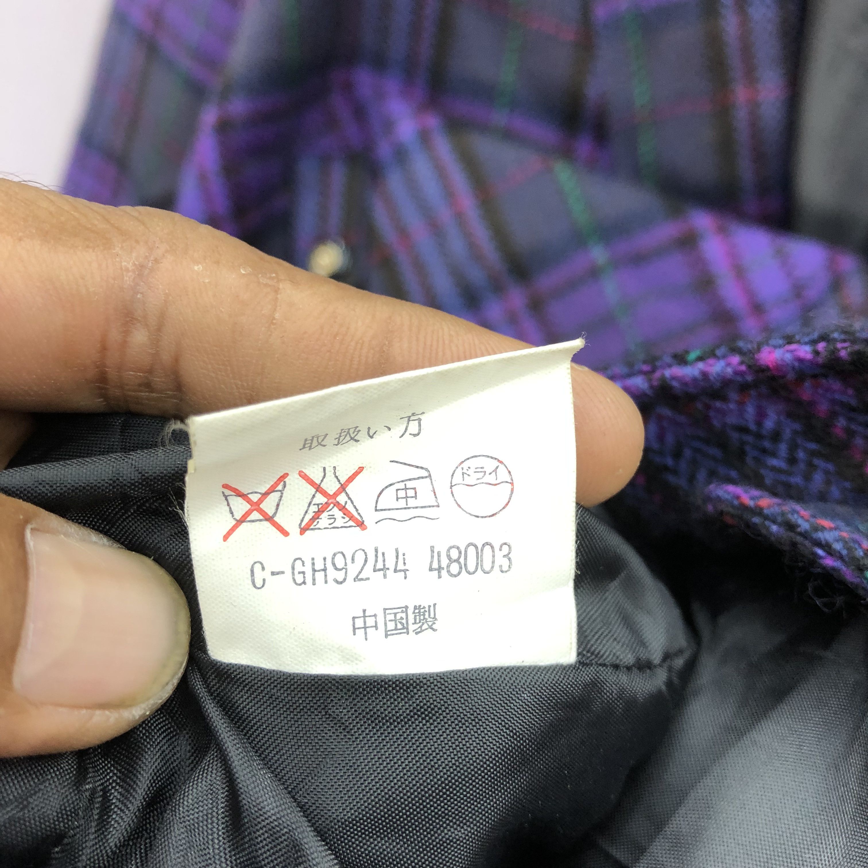 Japanese Brand Vintage Pajaporo Checkered Tartan Varsity Cardigan Jacket Size US M / EU 48-50 / 2 - 6 Thumbnail