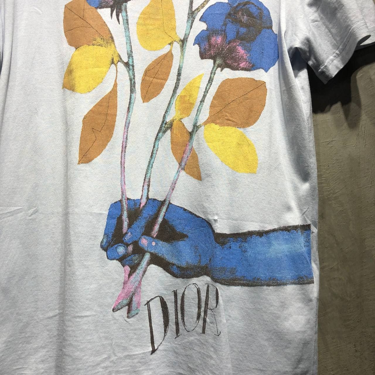 Dior Dior X Alex Foxton Boutique Flower tee Size US M / EU 48-50 / 2 - 2 Thumbnail