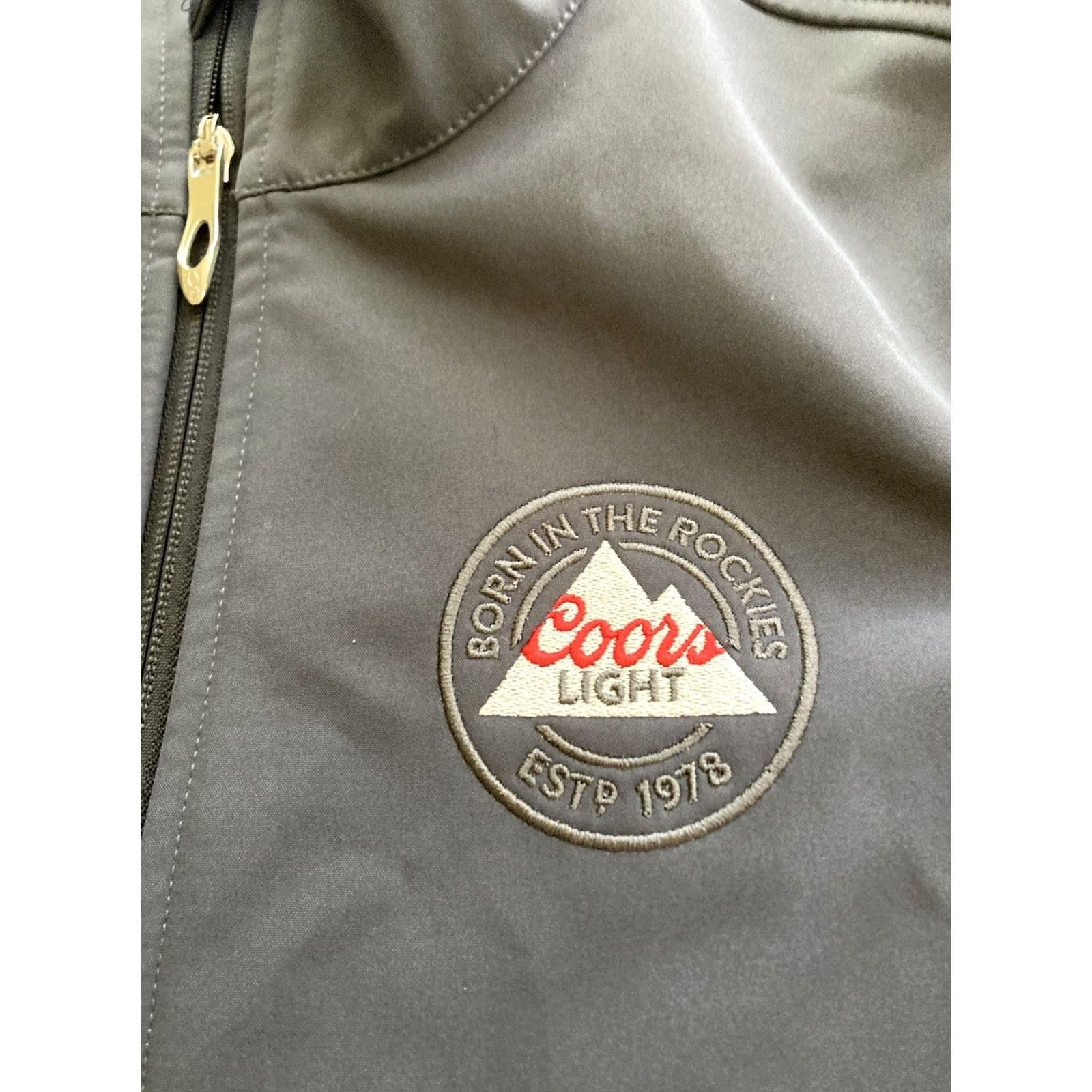 Spyder Spyder Jacket Womens Size 6 Coors Light Elevation Full Zip Gray Size M / US 6-8 / IT 42-44 - 6 Thumbnail
