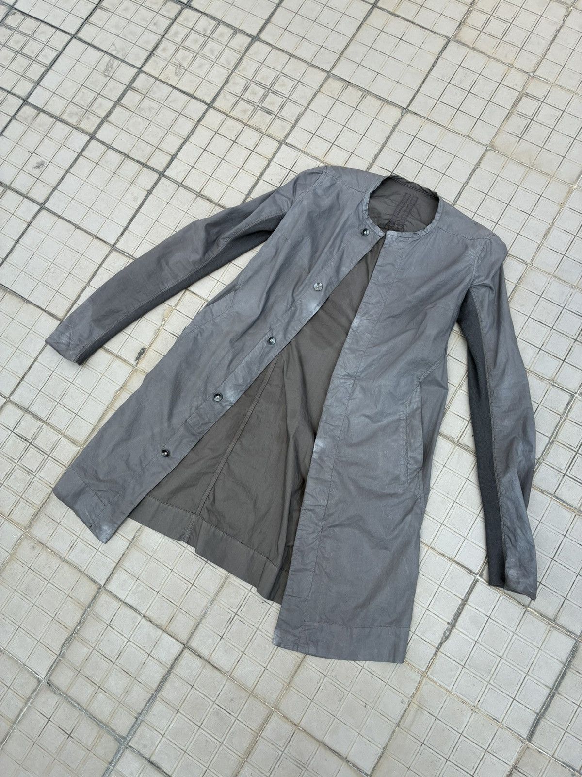 Rick Owens Rick Owens DRKSHDW 2018FW Waxed Jacket Size US S / EU 44-46 / 1 - 7 Thumbnail