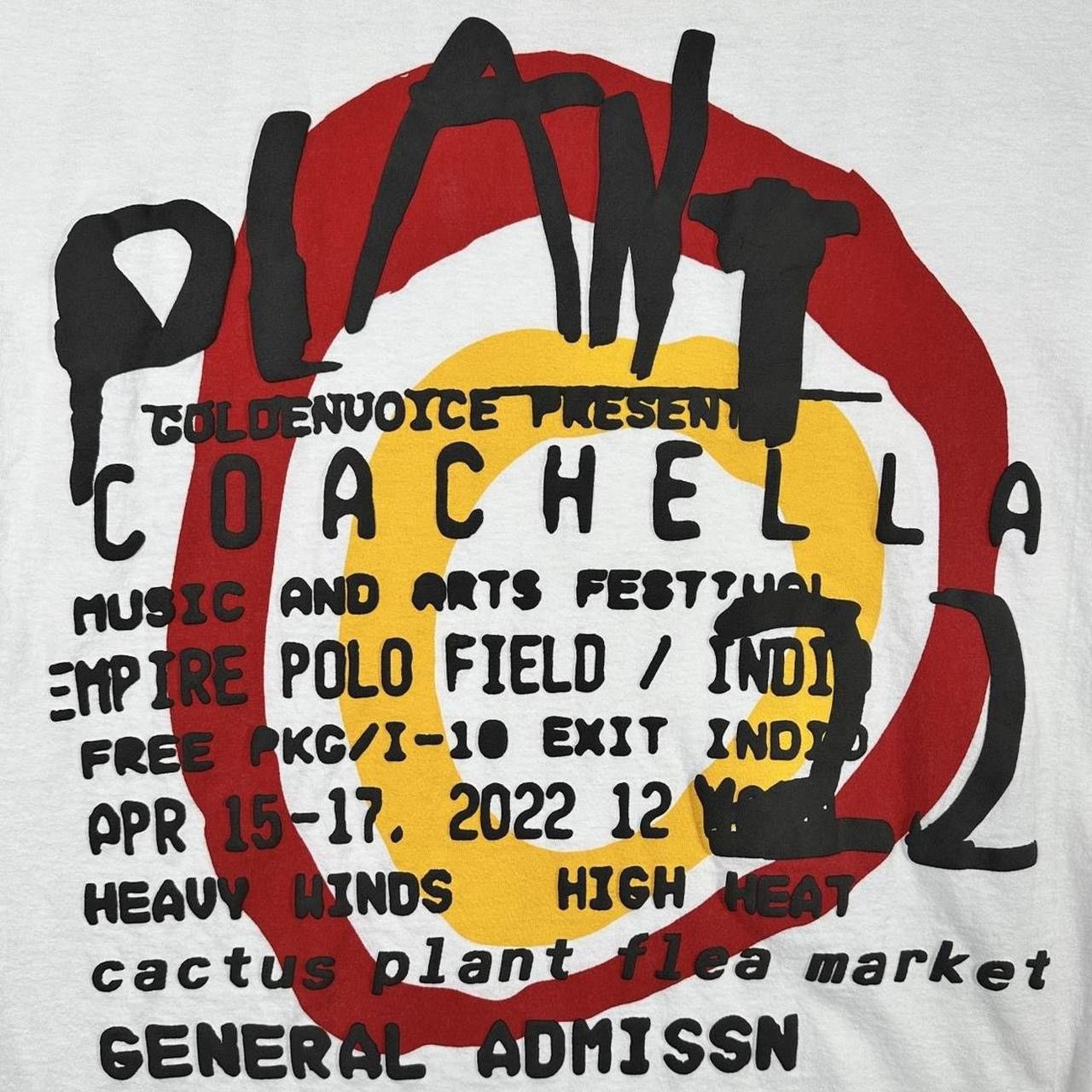 Cactus Plant Flea Market × Coachella CPFM x Coachella 2022 Festival Line Up Distressed Shirt Size US L / EU 52-54 / 3 - 3 Thumbnail