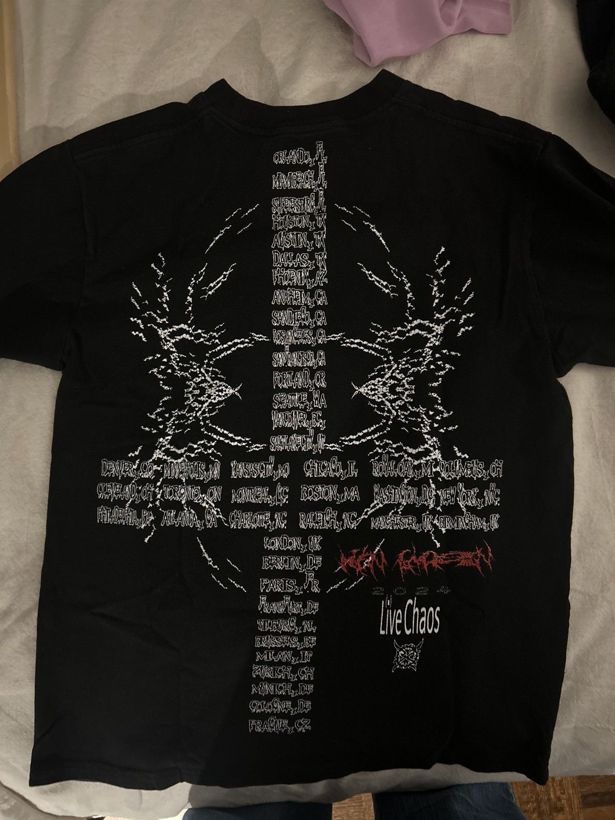 Ken Carson Ken Carson Chaos tour Tee Size US S / EU 44-46 / 1 - 2 Thumbnail