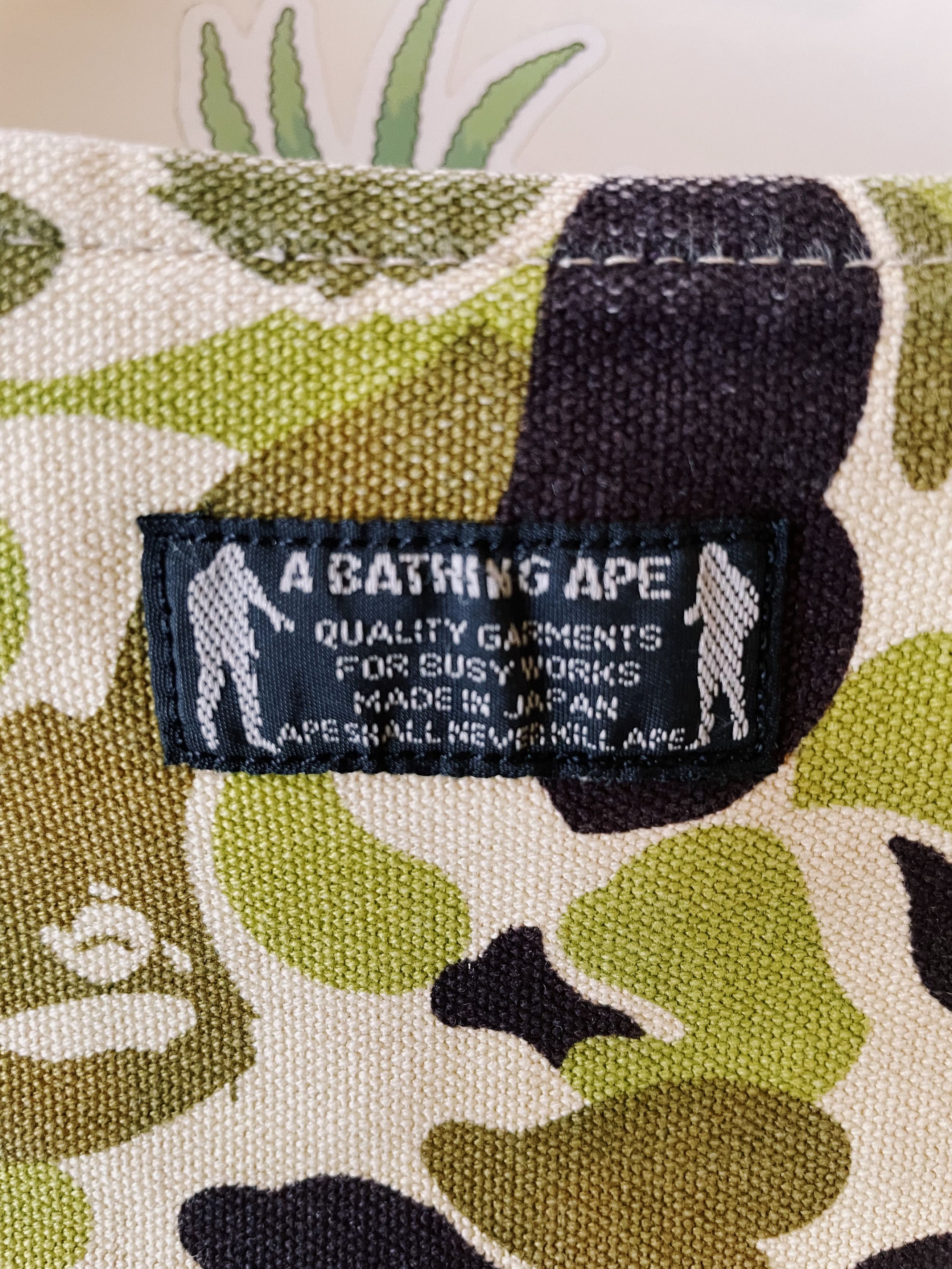 Bape × Vintage ABC Camo Tote Bag Size ONE SIZE - 4 Thumbnail