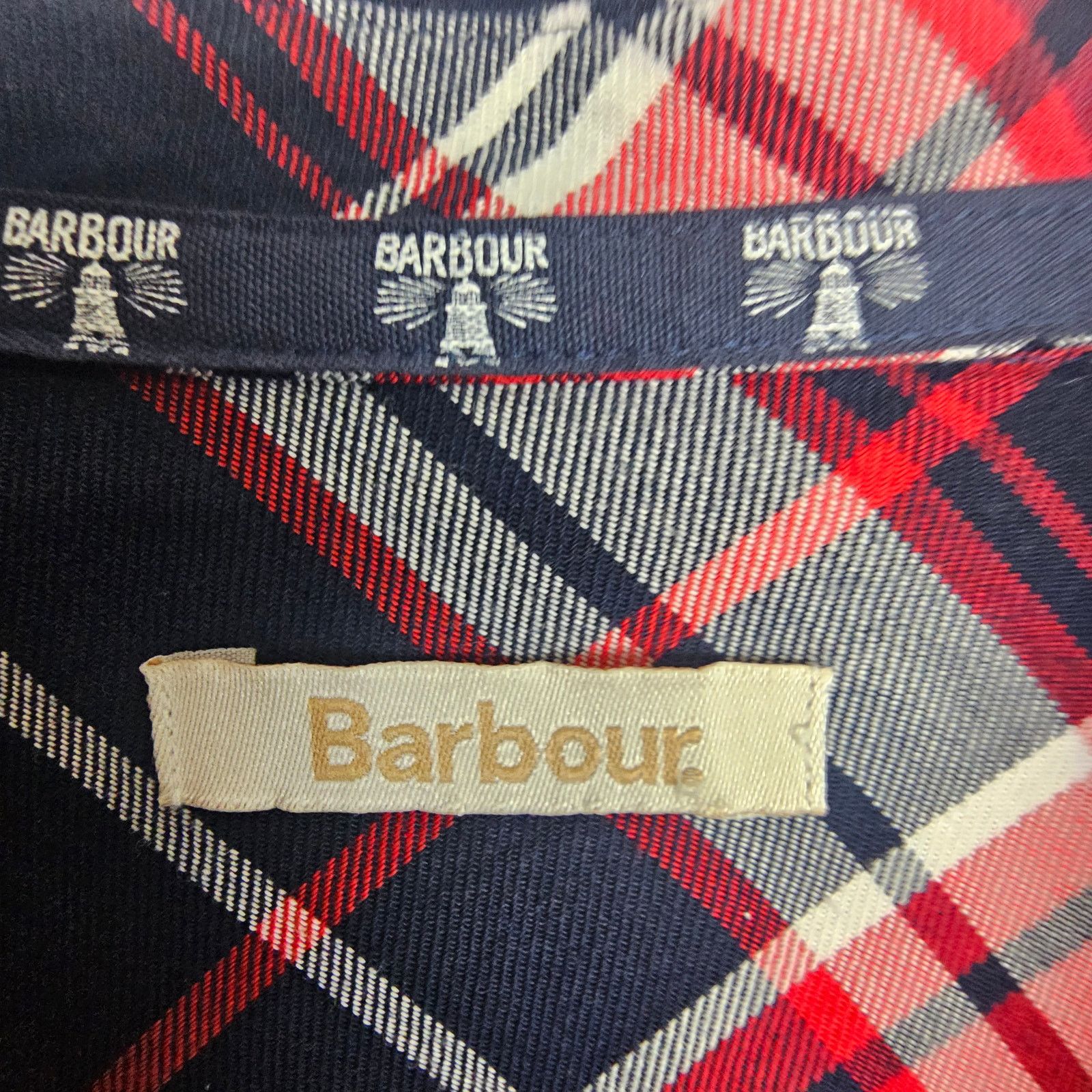 Barbour Barbour Blouse Women 10 Checked Fairway LS Button Shirt Size L / US 10 / IT 46 - 7 Thumbnail