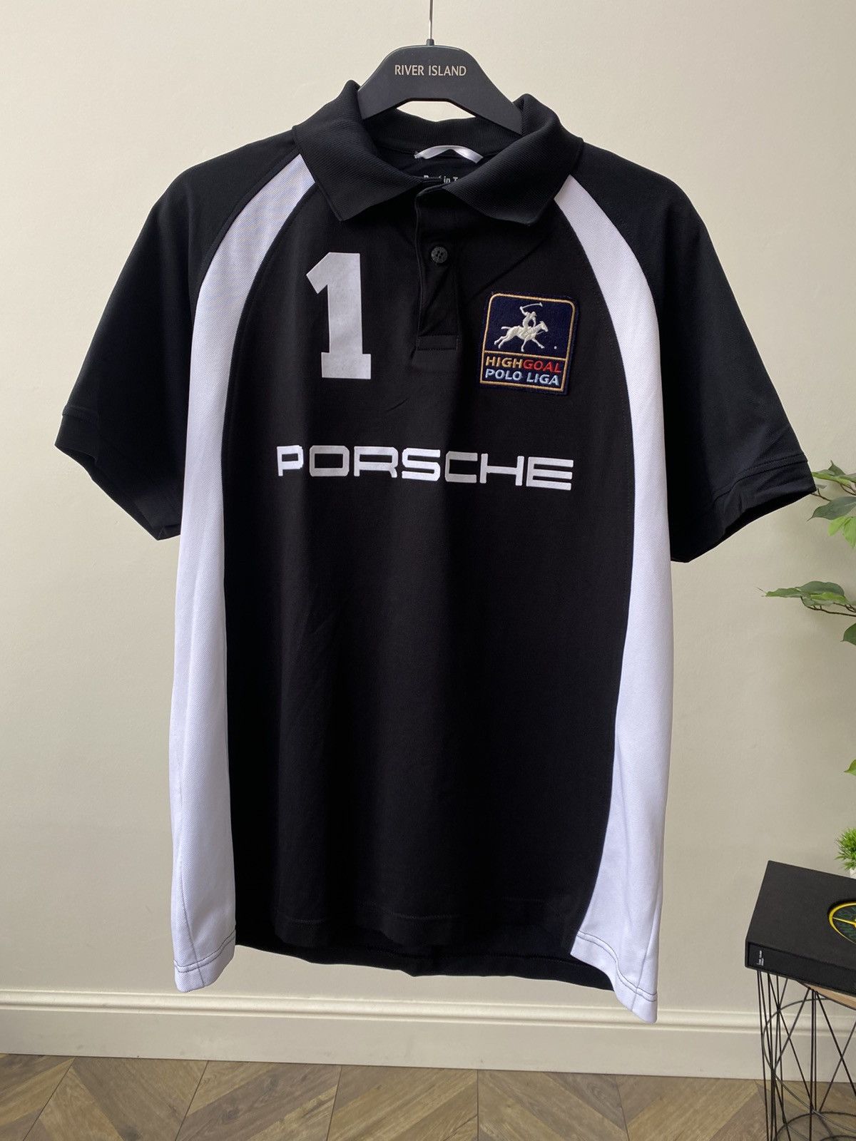 Other Vintage Porsche Racing Polo T-shirt Size US L / EU 52-54 / 3 - 2 Thumbnail