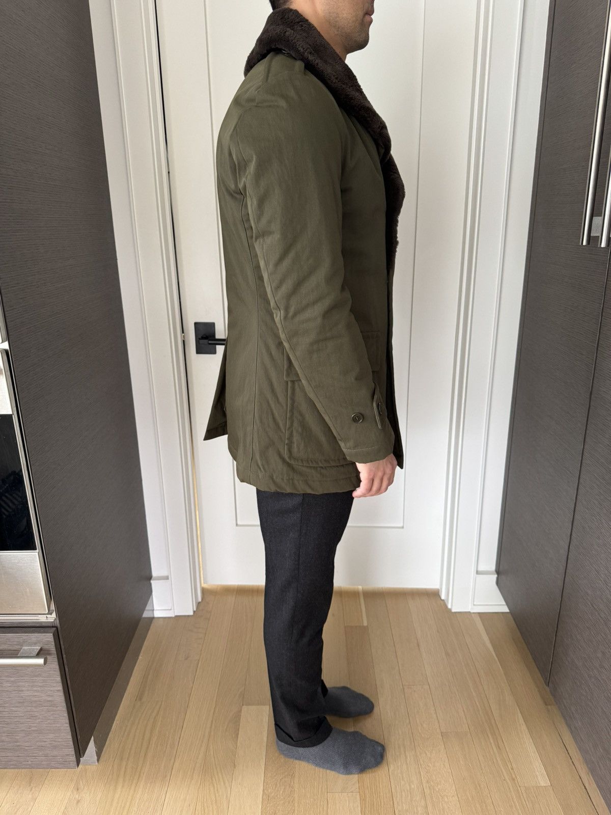Aspesi Military inspired peacoat with fur Size US M / EU 48-50 / 2 - 21 Thumbnail