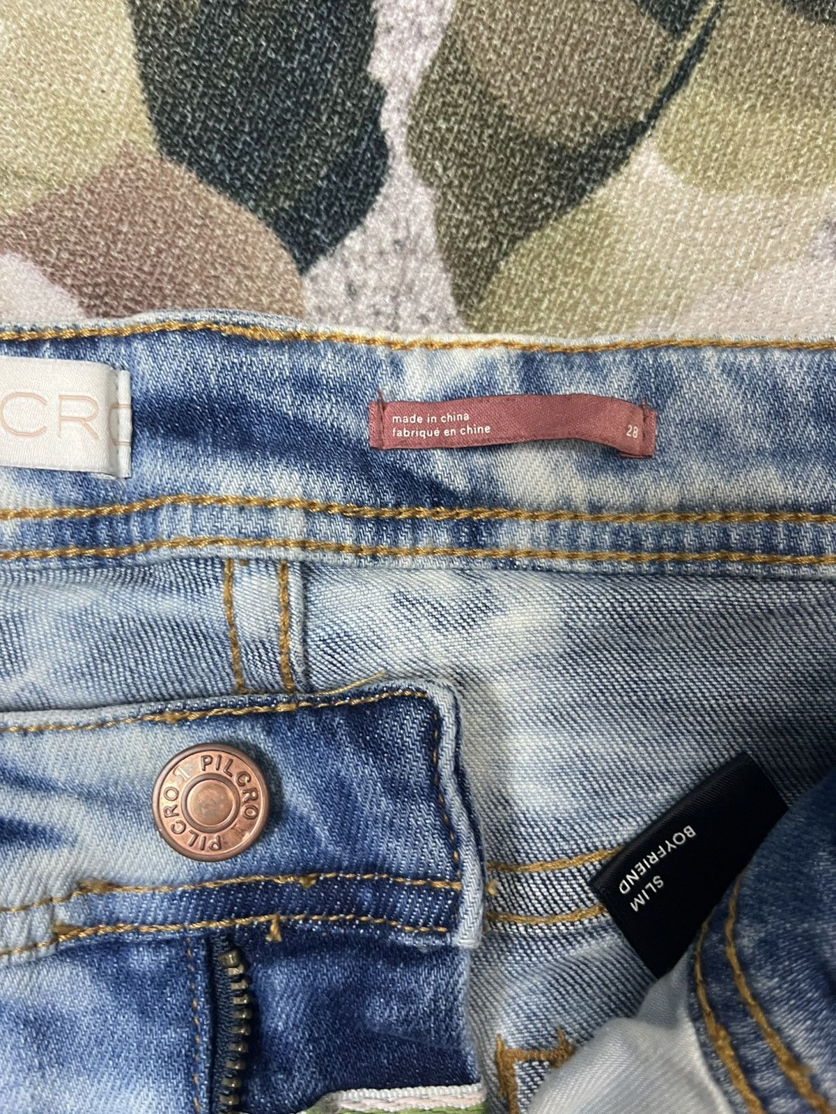 Anthropologie Acid Wash Jeans Stretchable
