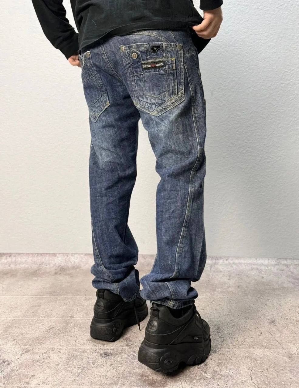 Emporio Armani × Japanese Brand Emporio Armani Jeans Vintage Streetwear Y2K Size US 31 - 2 Thumbnail