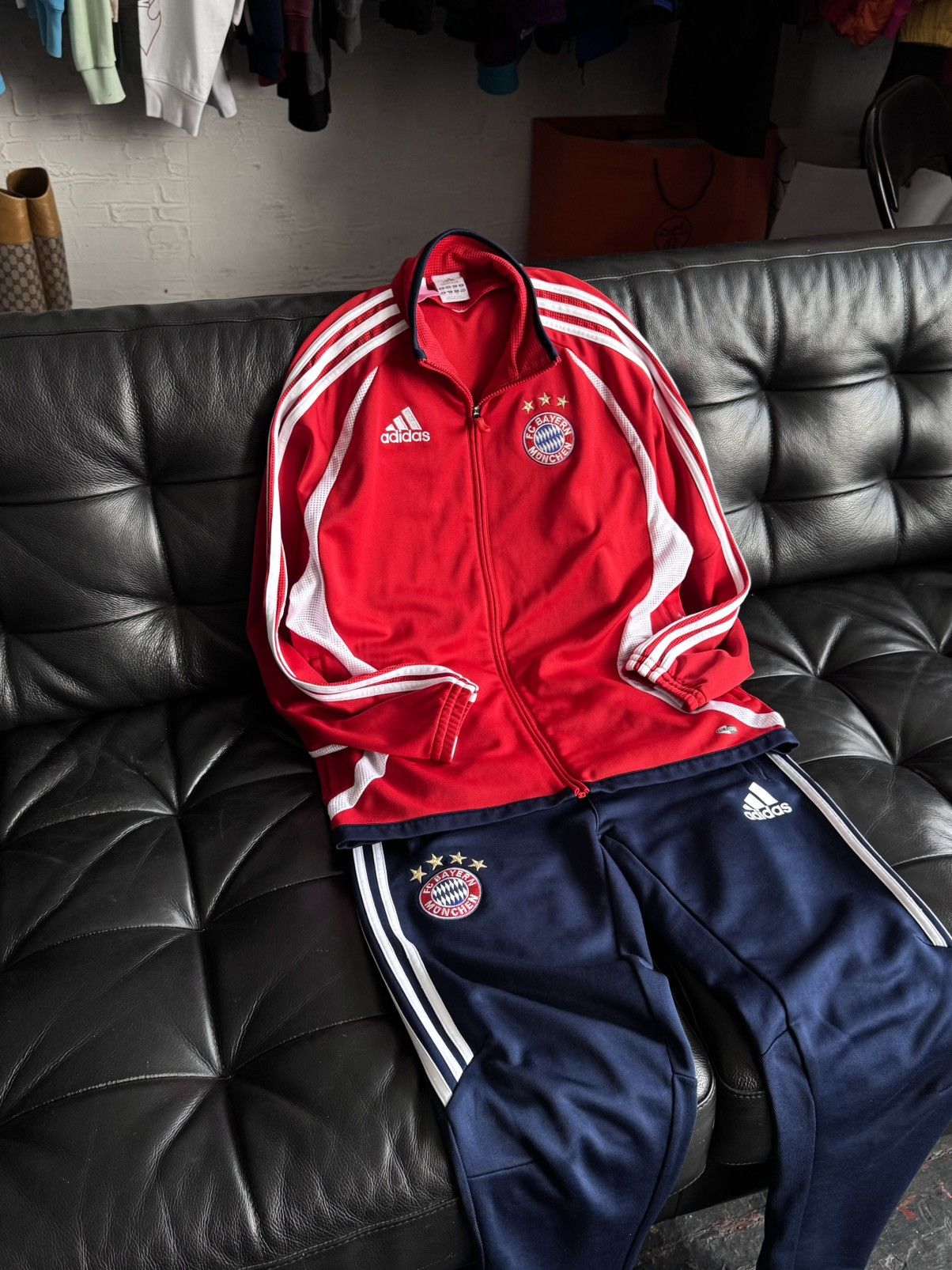 Adidas Vintage Adidas FC Bayern Munchen Track Zip Jacket Soccer Size US XS / EU 42 / 0 - 18 Thumbnail