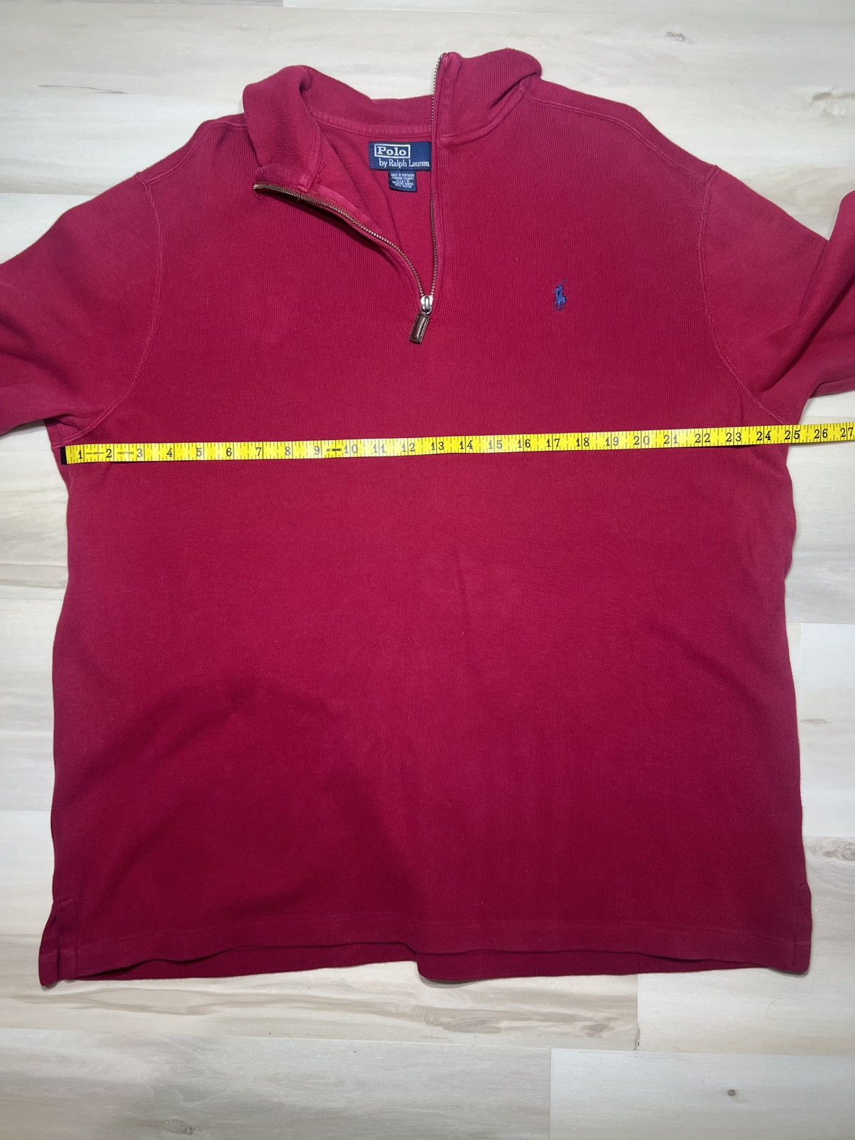 Polo Ralph Lauren Vintage Polo Ralph Lauren Sweater Mens XL Pony Logo 1/4 Zip Size US XL / EU 56 / 4 - 6 Thumbnail