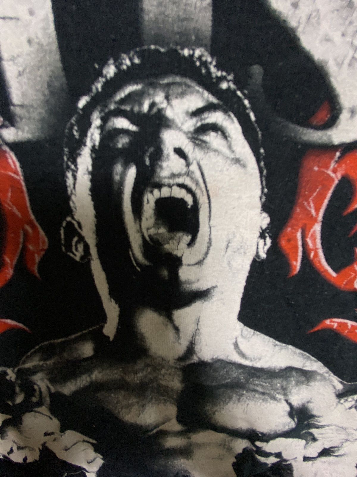 Vintage × WWE Vintage y2k 90s Batista wwe wrestling show black tee drip Size US M / EU 48-50 / 2 - 4 Thumbnail