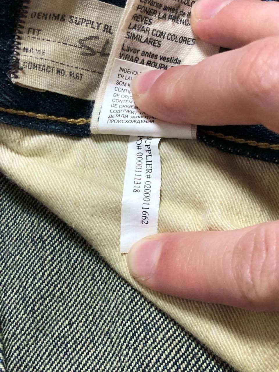 Polo Ralph Lauren VINTAGE POLO RALPH LAUREN LOW RISE FLARED JEANS Size 29" - 4 Thumbnail