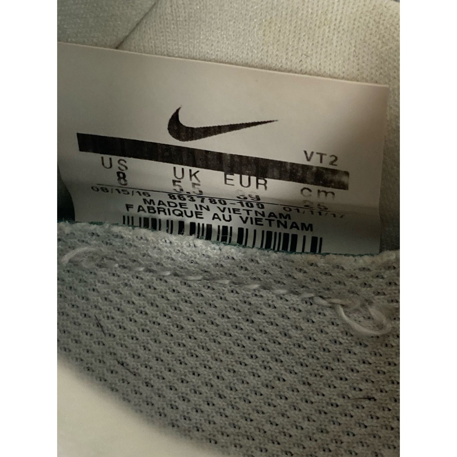 Nike Nike Women's Lunarepic Flyknit 2 Gray Running Shoes Sz 8 Size US 8 / IT 38 - 3 Thumbnail