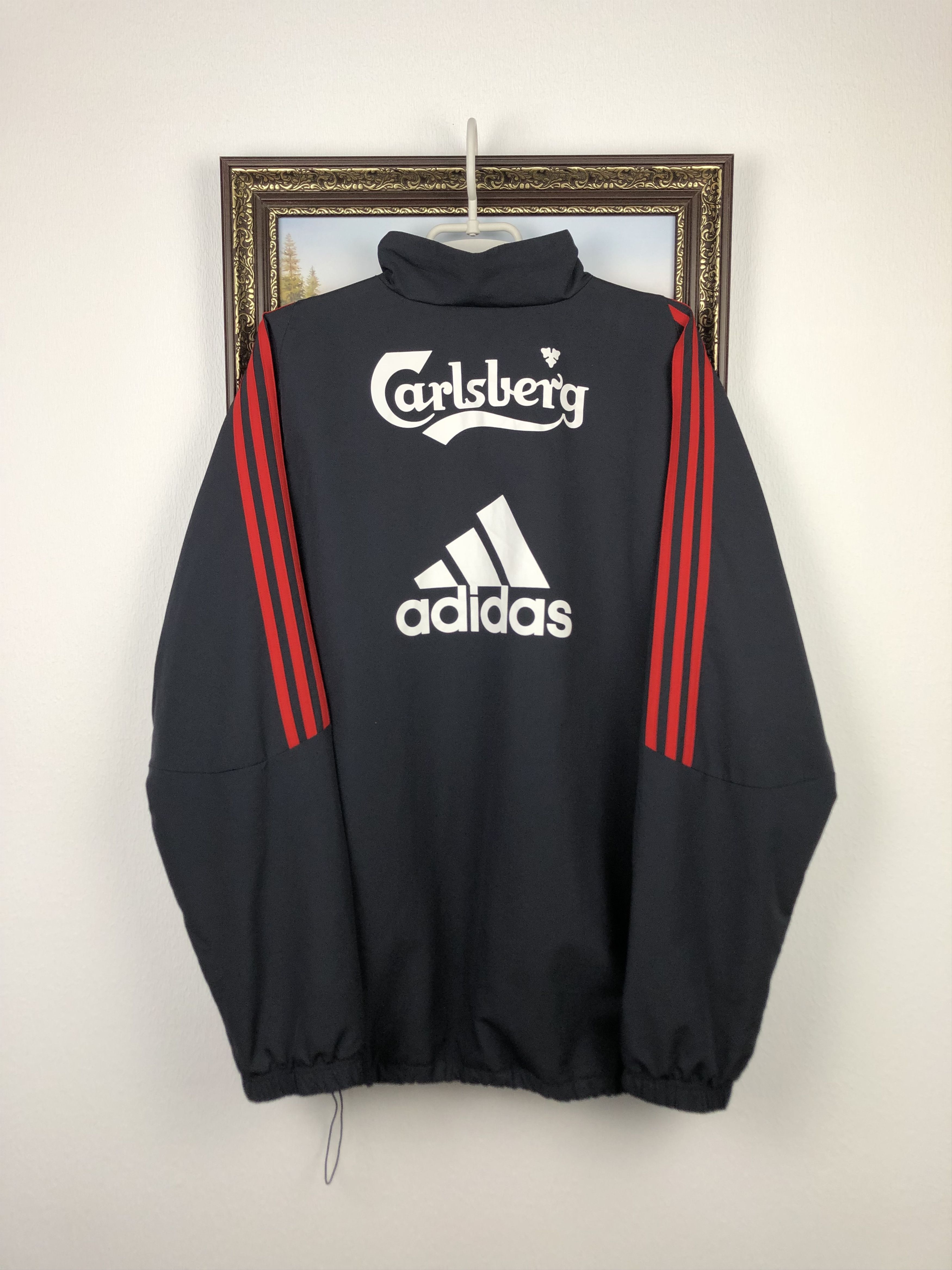 Adidas Vintage Adidas Liverpool Jacket Soccer Track Top Windbreaker Size US L / EU 52-54 / 3 - 7 Thumbnail
