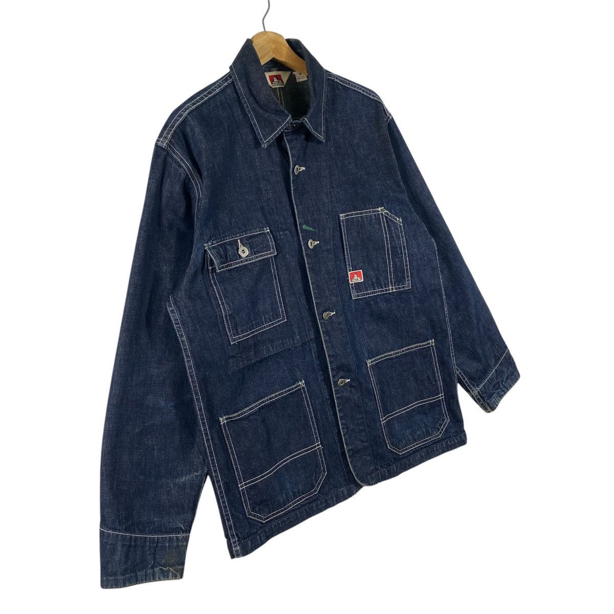 Ben Davis × Vintage Vintage Ben Davis Chore Button Jacket M Size Indogo Colour Size US M / EU 48-50 / 2 - 2 Thumbnail