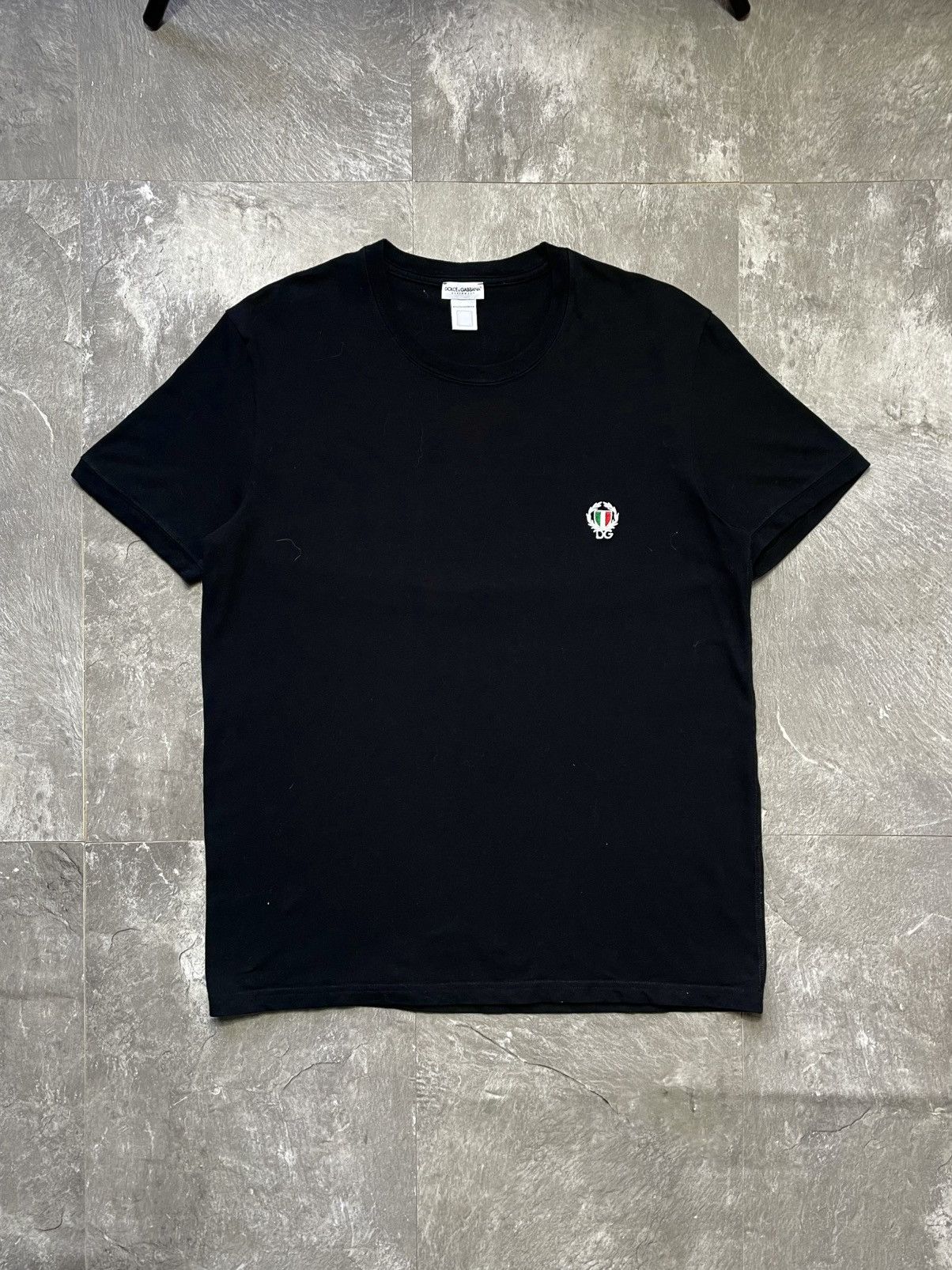 Dolce & Gabbana Dolce Gabbana Vintage T-Shirt Big Logo Mens Black Size US M / EU 48-50 / 2 - 1 Thumbnail