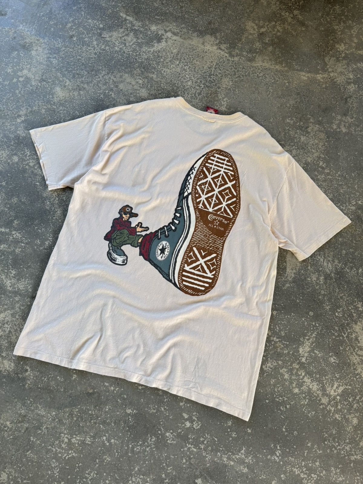 Converse × Vintage Vintage 90’s Converse Tee Size US XL / EU 56 / 4 - 1 Thumbnail