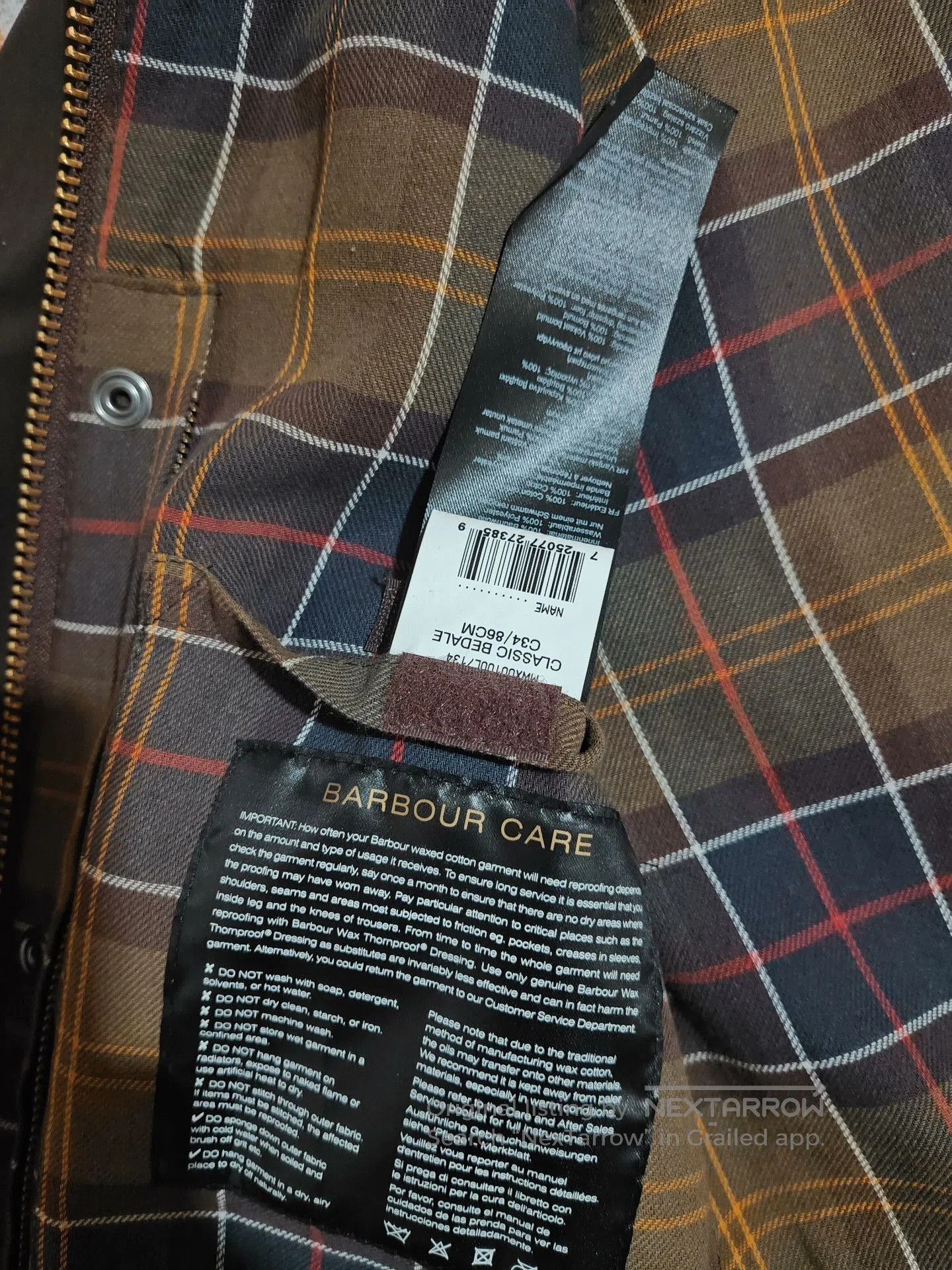 Barbour Barbour Classic Bedale Wax Jacket. Size US M / EU 48-50 / 2 - 5 Thumbnail