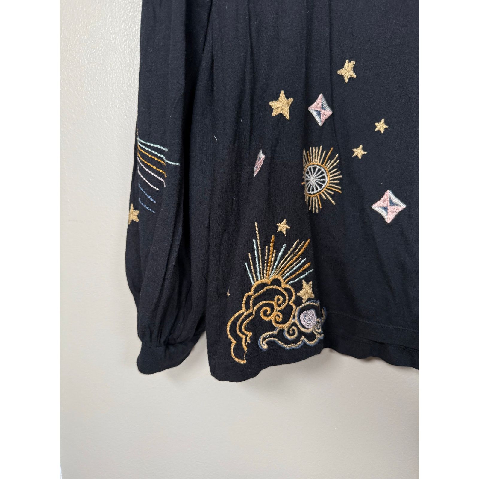 Johnny Was Johnny Was Selah Cuffed Puff Whimsigoth Embroidered Shirt S Size S / US 4 / IT 40 - 5 Thumbnail