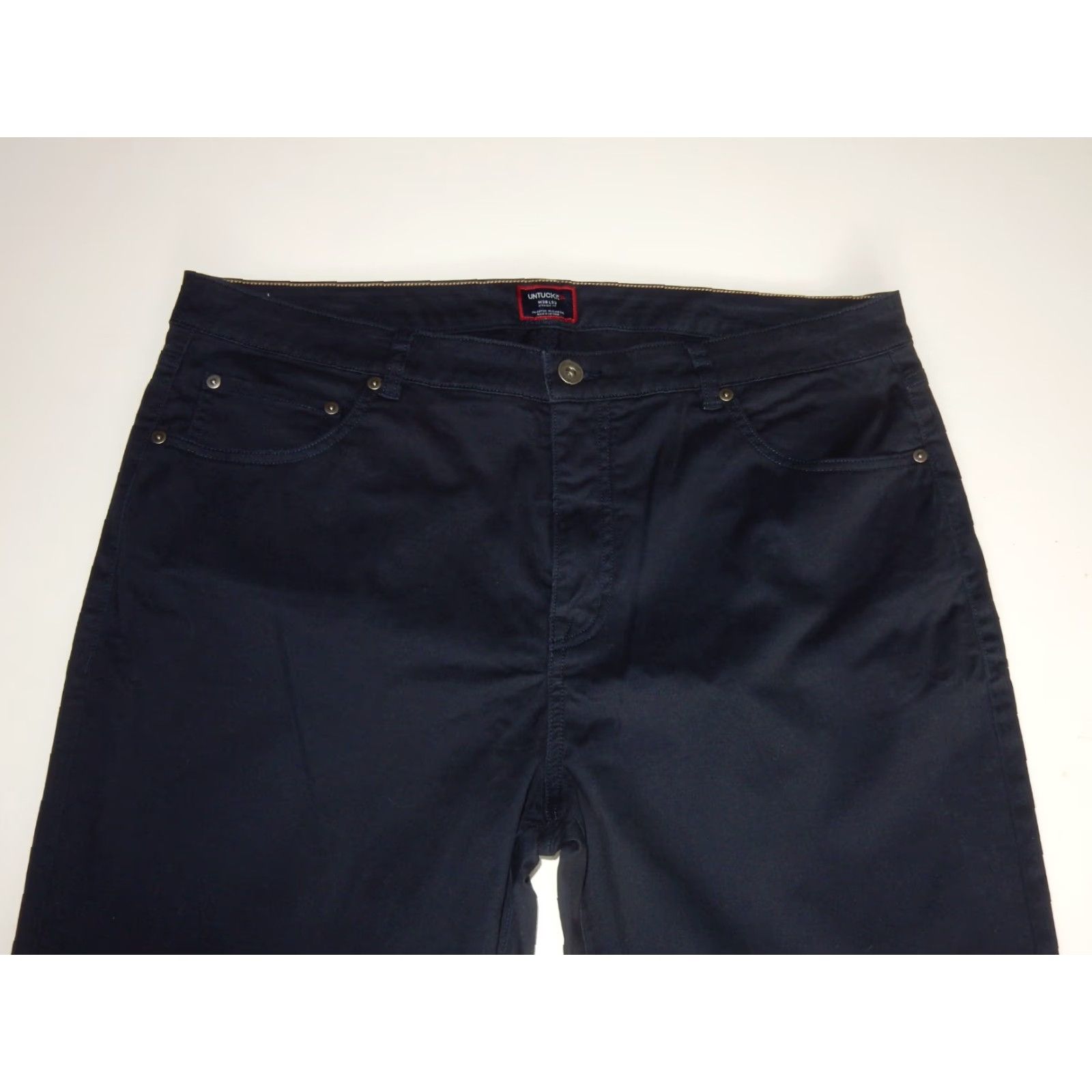 UNTUCKit VINTAGE UNTUCKit Men’s Jeans Size 38x32 Blue Straight Fit Mens Size US 38 / EU 54 - 3 Thumbnail