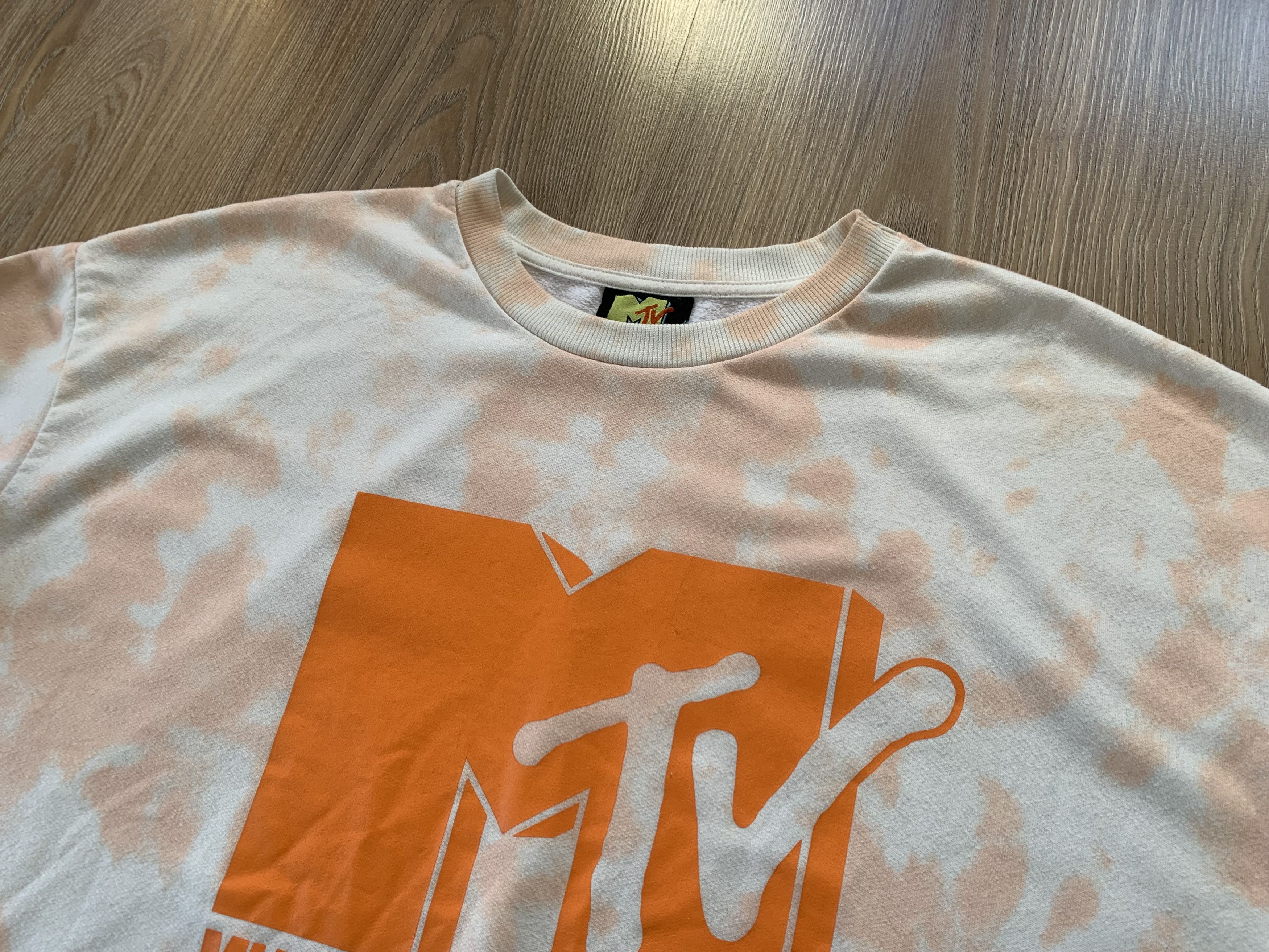 Mtv George MTV Tie Dye Printed Sweatshirt Size US XL / EU 56 / 4 - 4 Thumbnail