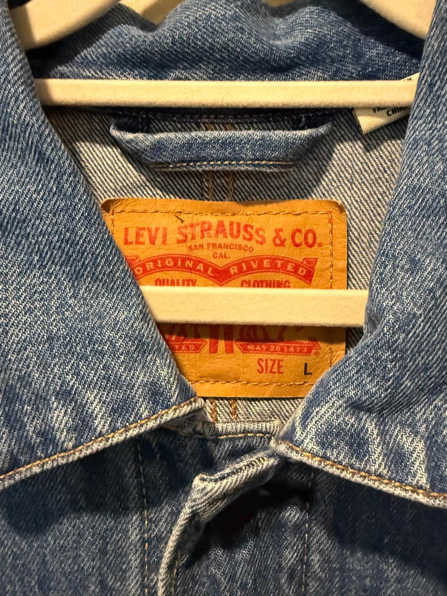 Levi's Authentic Levi's denim jacket Ｑ20 Size US L / EU 52-54 / 3 - 3 Thumbnail