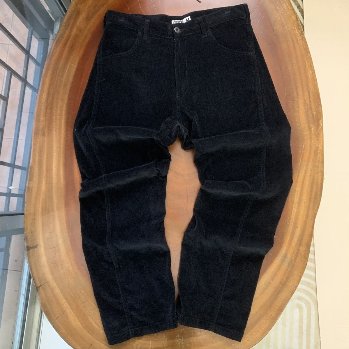 GOODENOUGH Good Enough GDEH Black Corduroy Pants Size US 33 - 1 Thumbnail