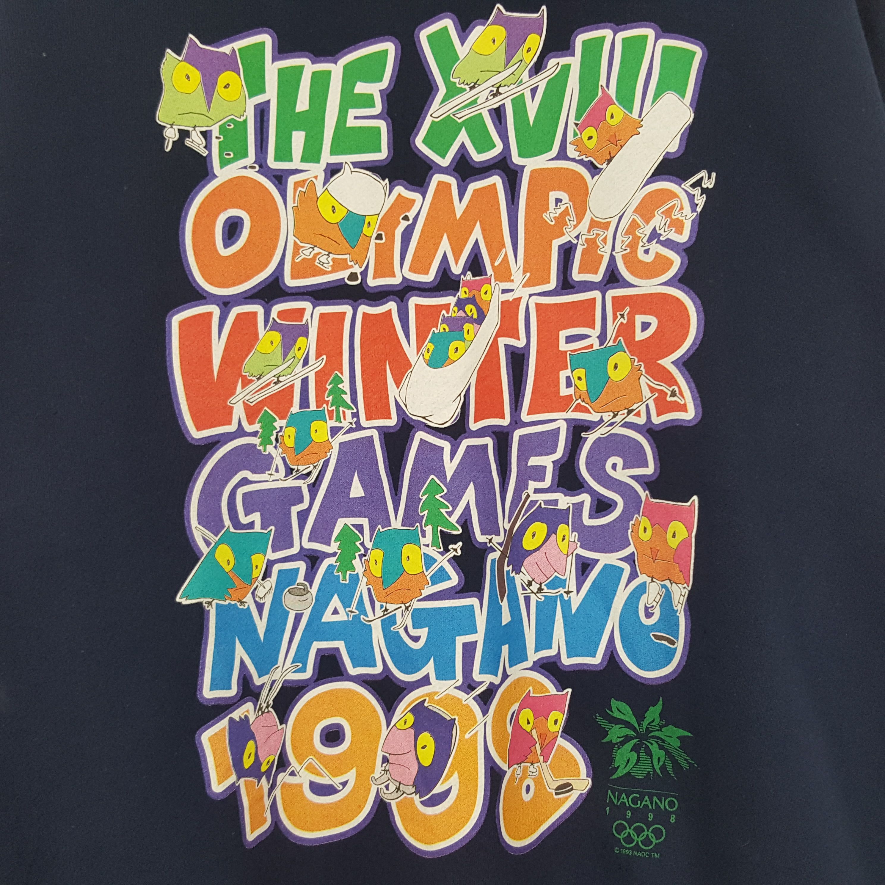 USA Olympics × Vintage Vintage Olympic Nagano 1998 Sportwear Promo Sweatshirt Size US M / EU 48-50 / 2 - 2 Thumbnail