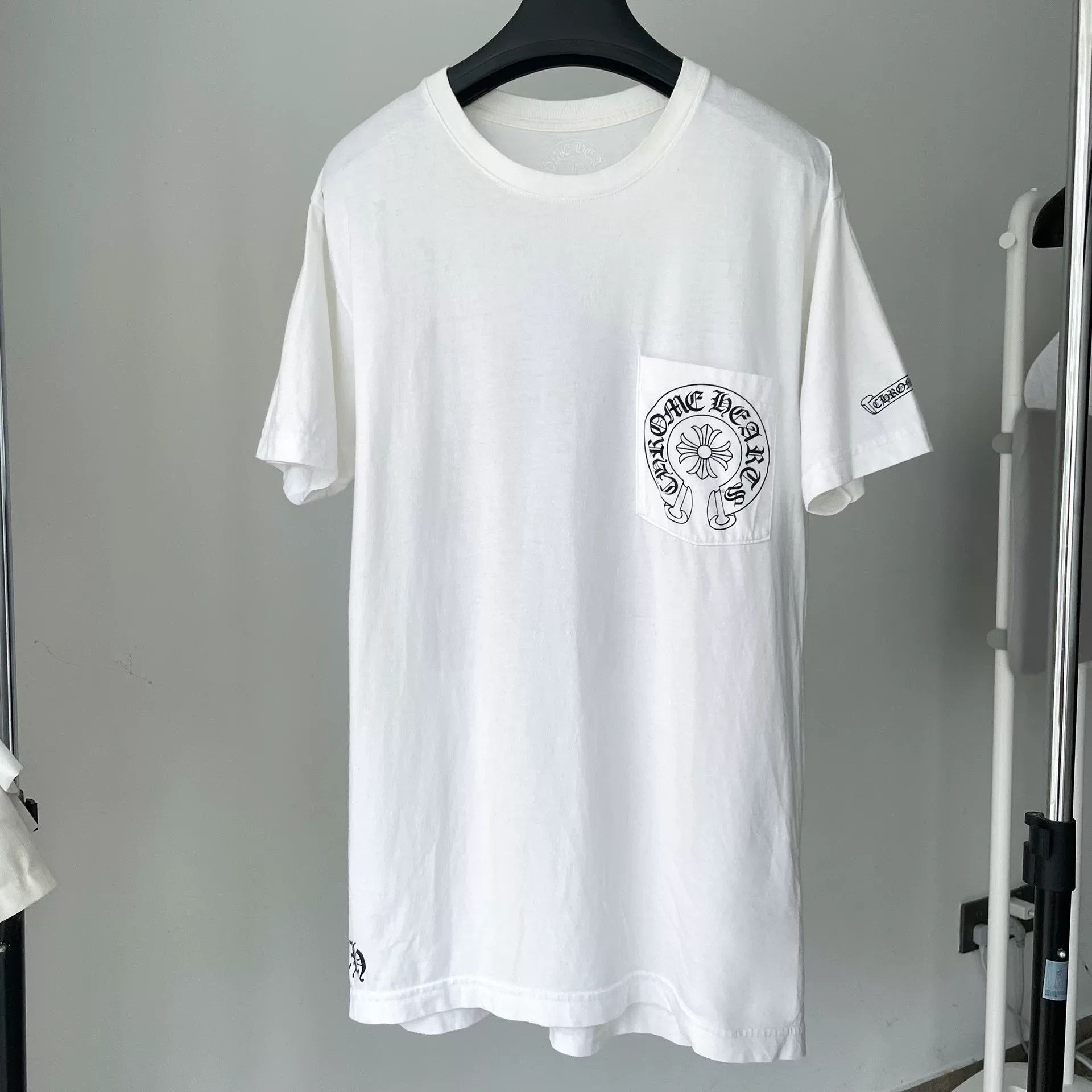 Chrome Hearts Chrome Hearts White Short Sleeve Tee Size US M / EU 48-50 / 2 - 1 Thumbnail