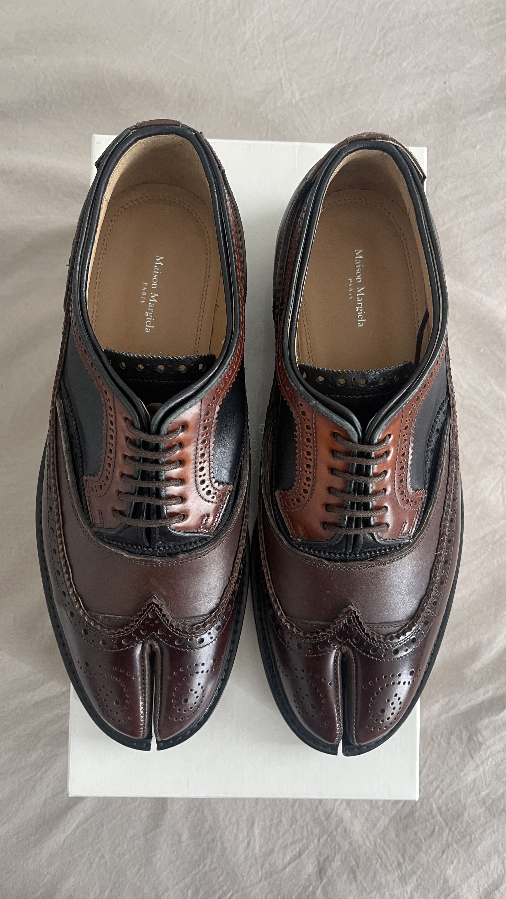 Maison Margiela MAISON MARGIELA LEATHER MONSTER TABI DERBY Size US 8 / EU 41 - 1 Thumbnail
