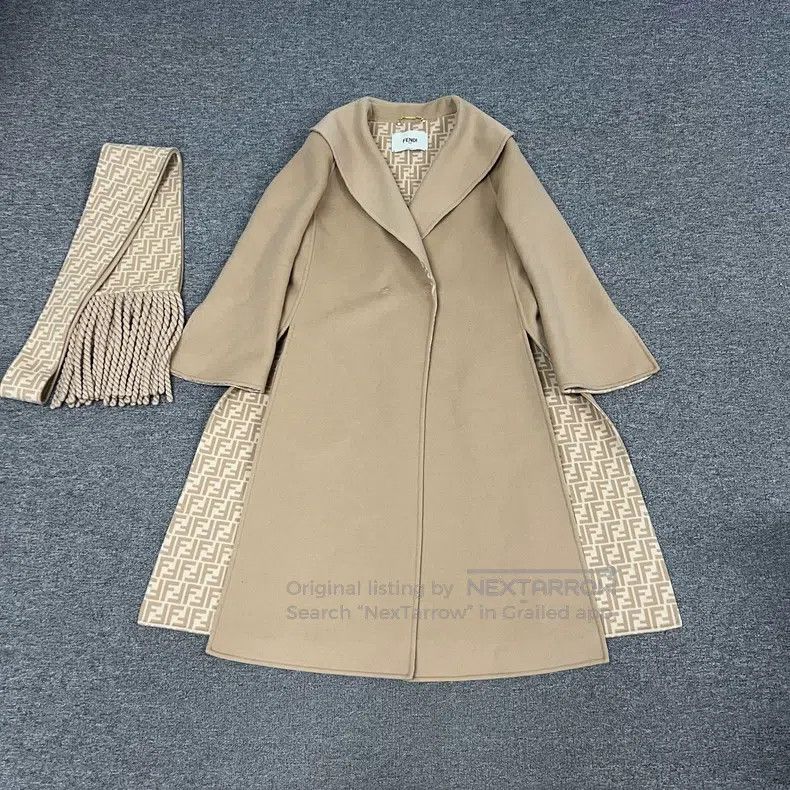 Fendi Fendi Lined Printed Wool Coat Size XS / US 0-2 / IT 36-38 - 1 Thumbnail