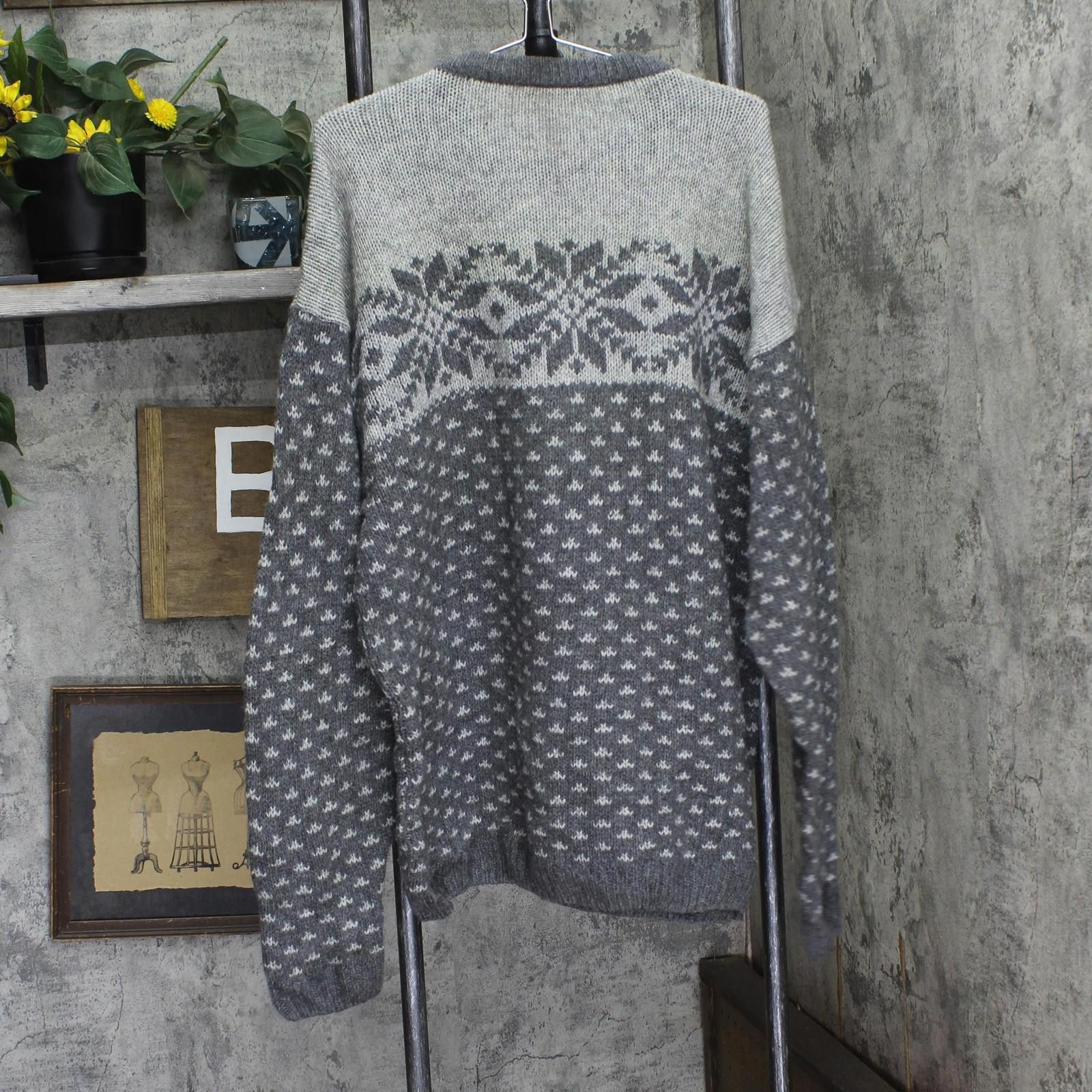 Camel Camel Mens Vintage Wool Holiday Pullover Sweater Gray Xl Size US XL / EU 56 / 4 - 2 Thumbnail