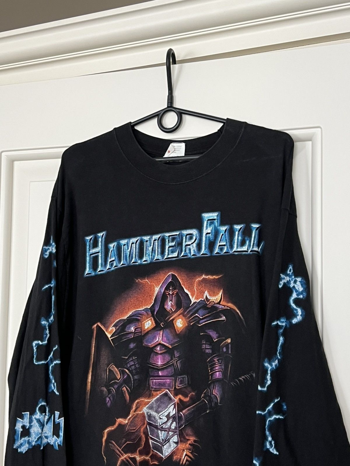 Band Tees Vintage Hammer Fall Band Long Sleeve Rock Tee Size XL Size US XL / EU 56 / 4 - 3 Thumbnail
